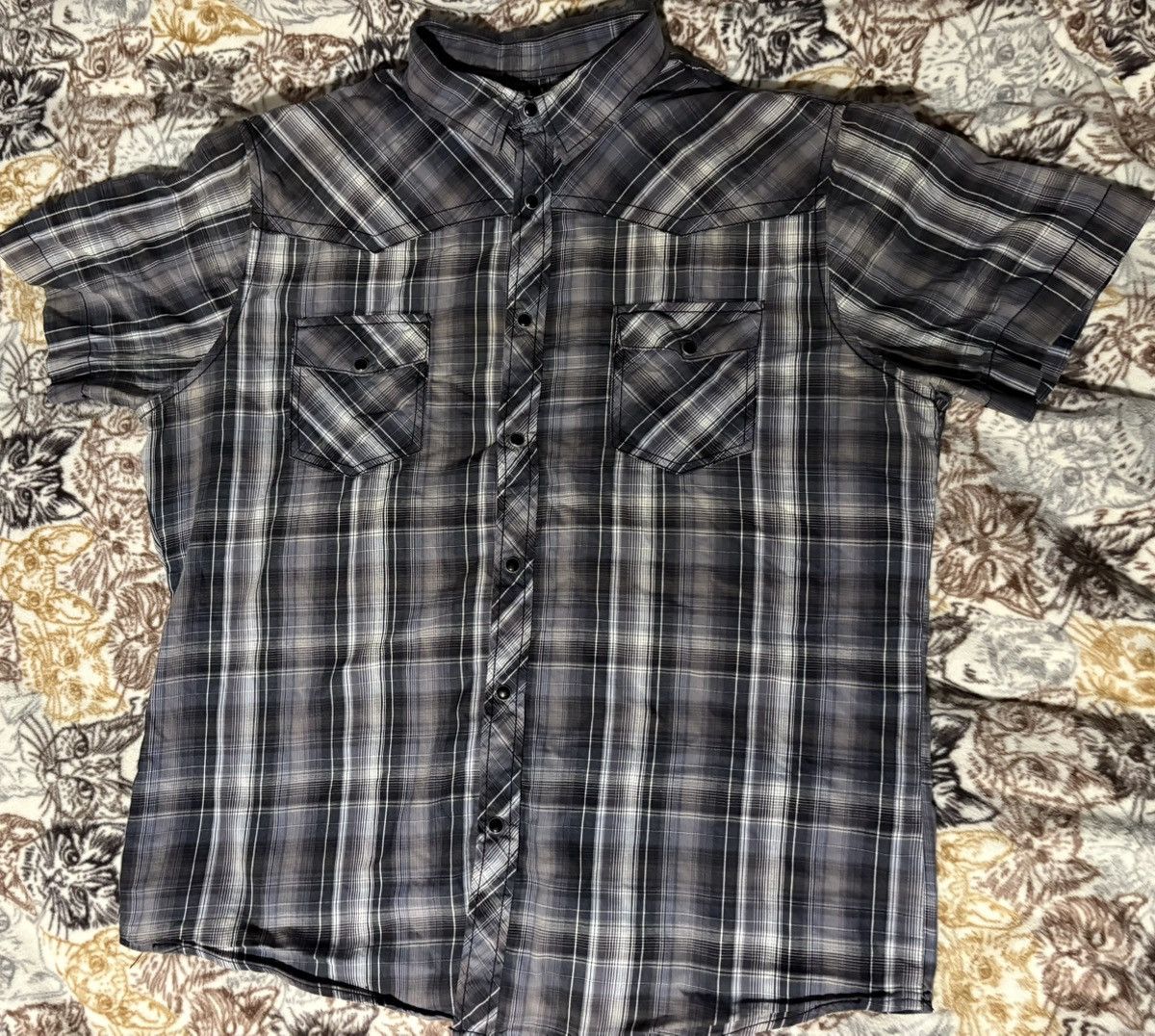 Affliction × Helix × Vintage Helix Button Up Size US XXL / EU 58 / 5 - 1 Thumbnail