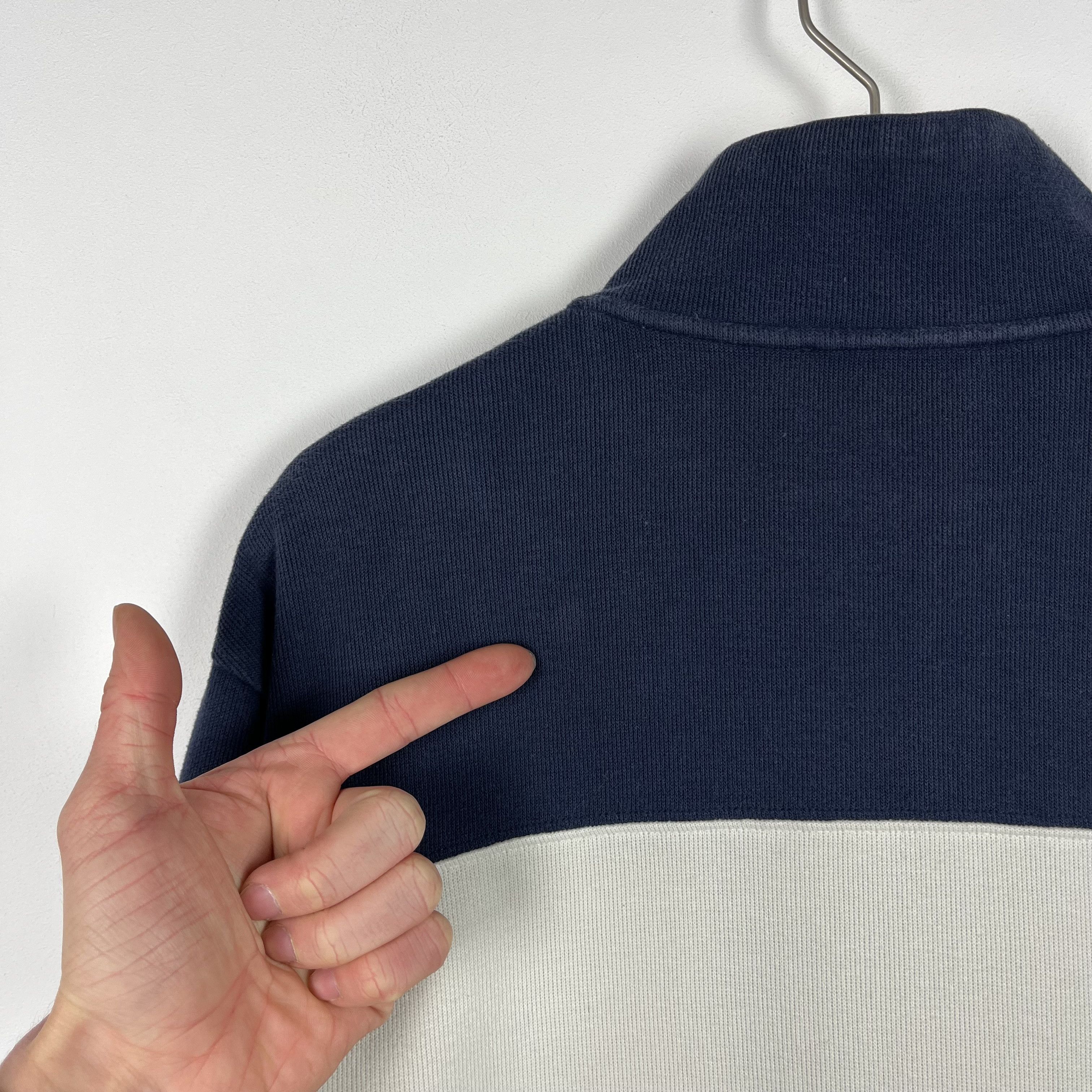 Yves Saint Laurent Vintage Yves Saint Laurent YSL Big Logo Zip Sweatshirt 90’s Size US XL / EU 56 / 4 - 23 Thumbnail