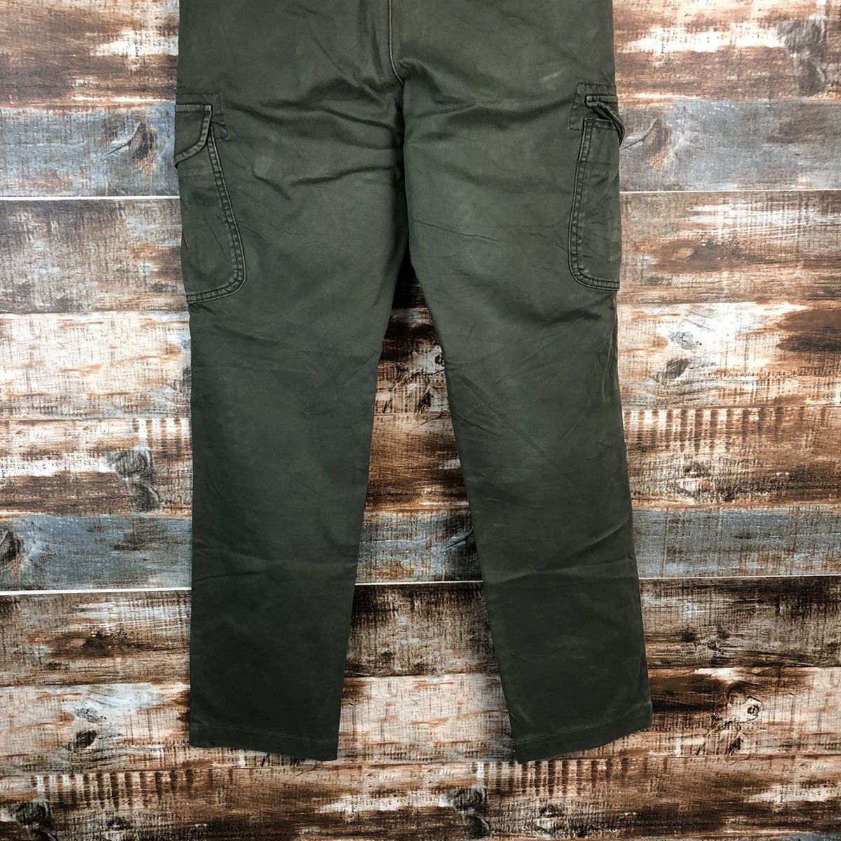 Japanese Brand DLL Uniqlo Green Cargo Multipocket Pants #C650 Size US 30 / EU 46 - 15 Thumbnail