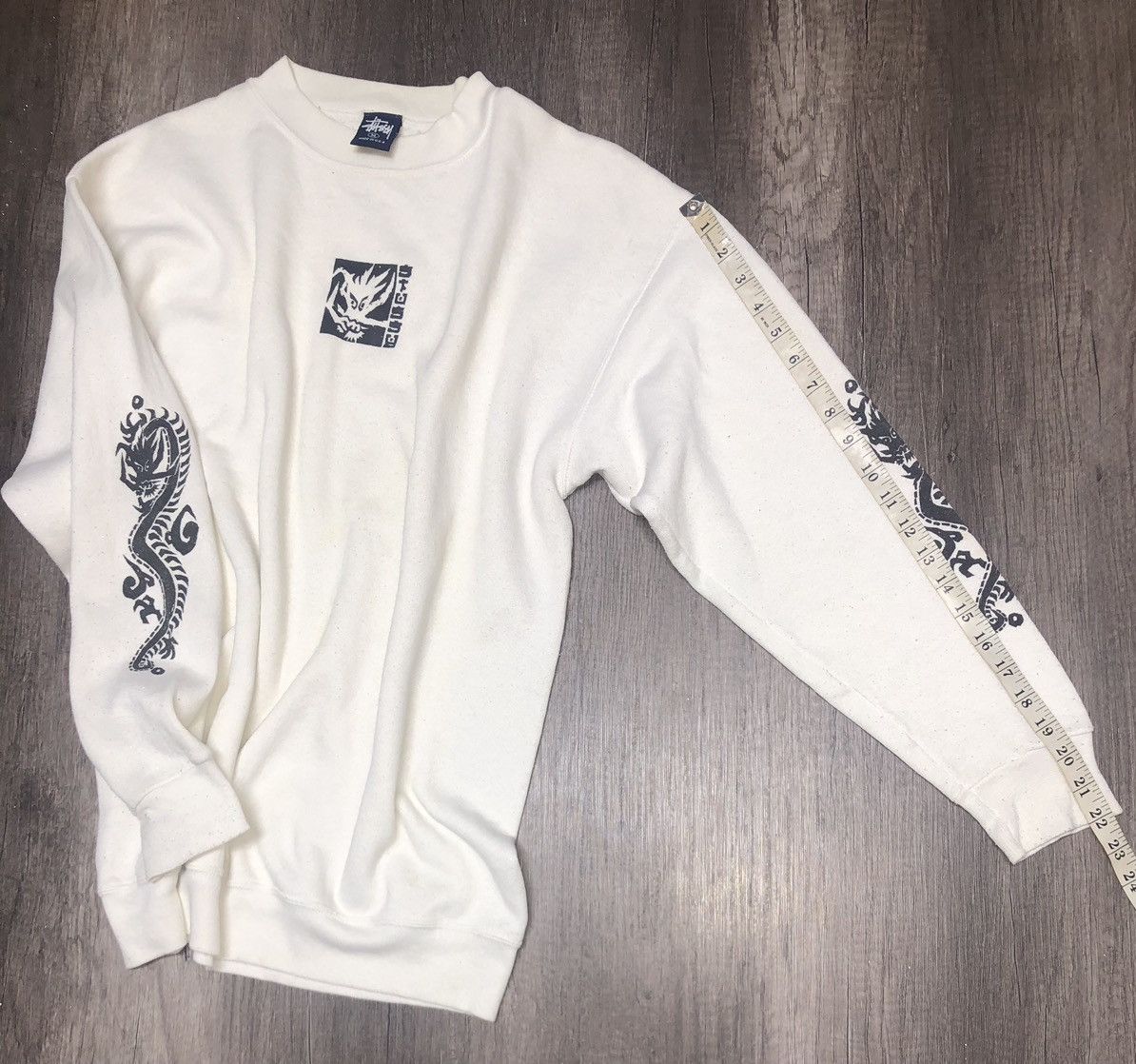 Other Vintage Stussy Dragon Long Sleeve sweatshirt Size US M / EU 48-50 / 2 - 15 Thumbnail