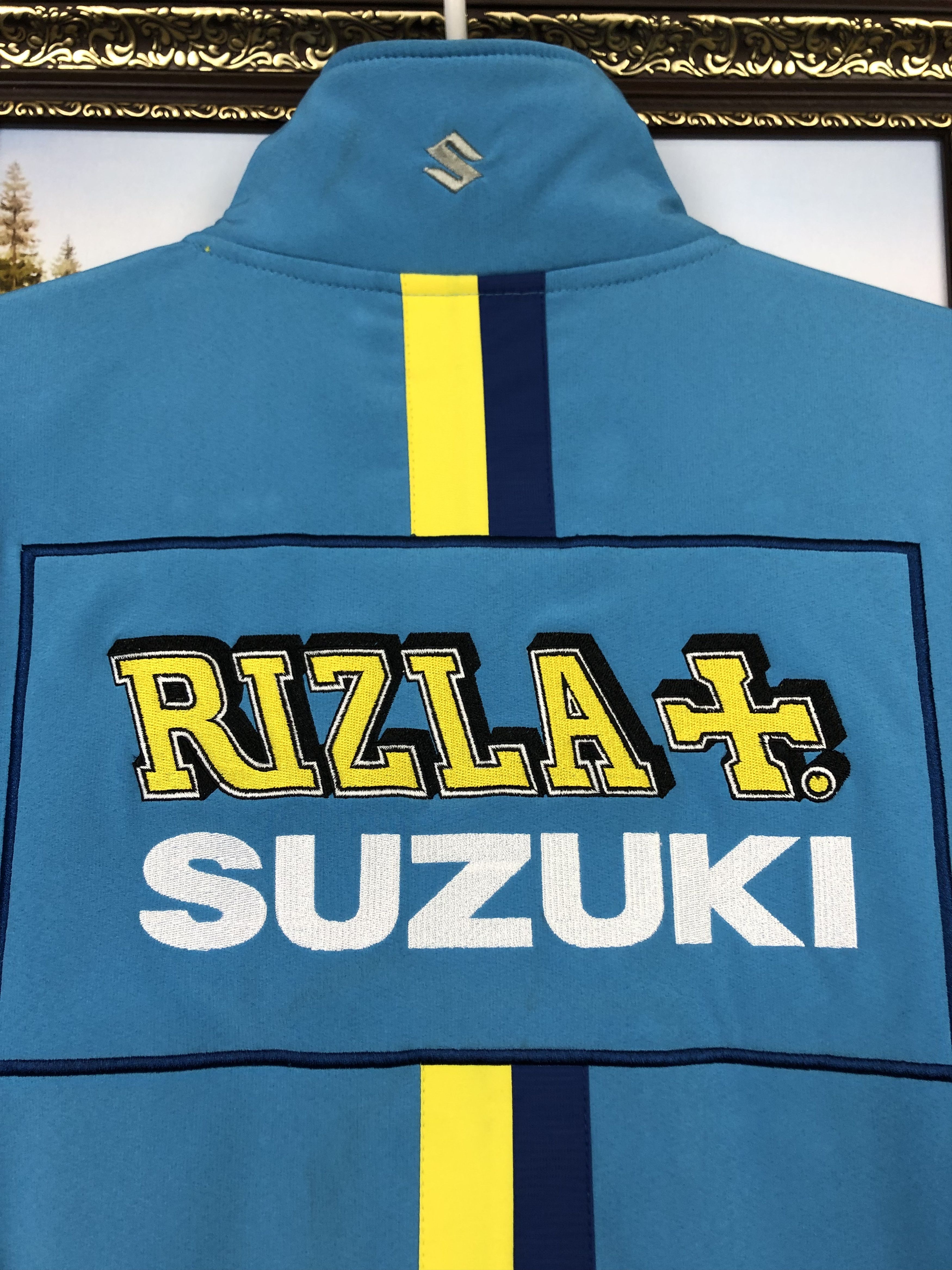 Ferrari Authentic Suzuki Rizla Motorcycle Racing Jacket Ferrari Size US XL / EU 56 / 4 - 13 Thumbnail