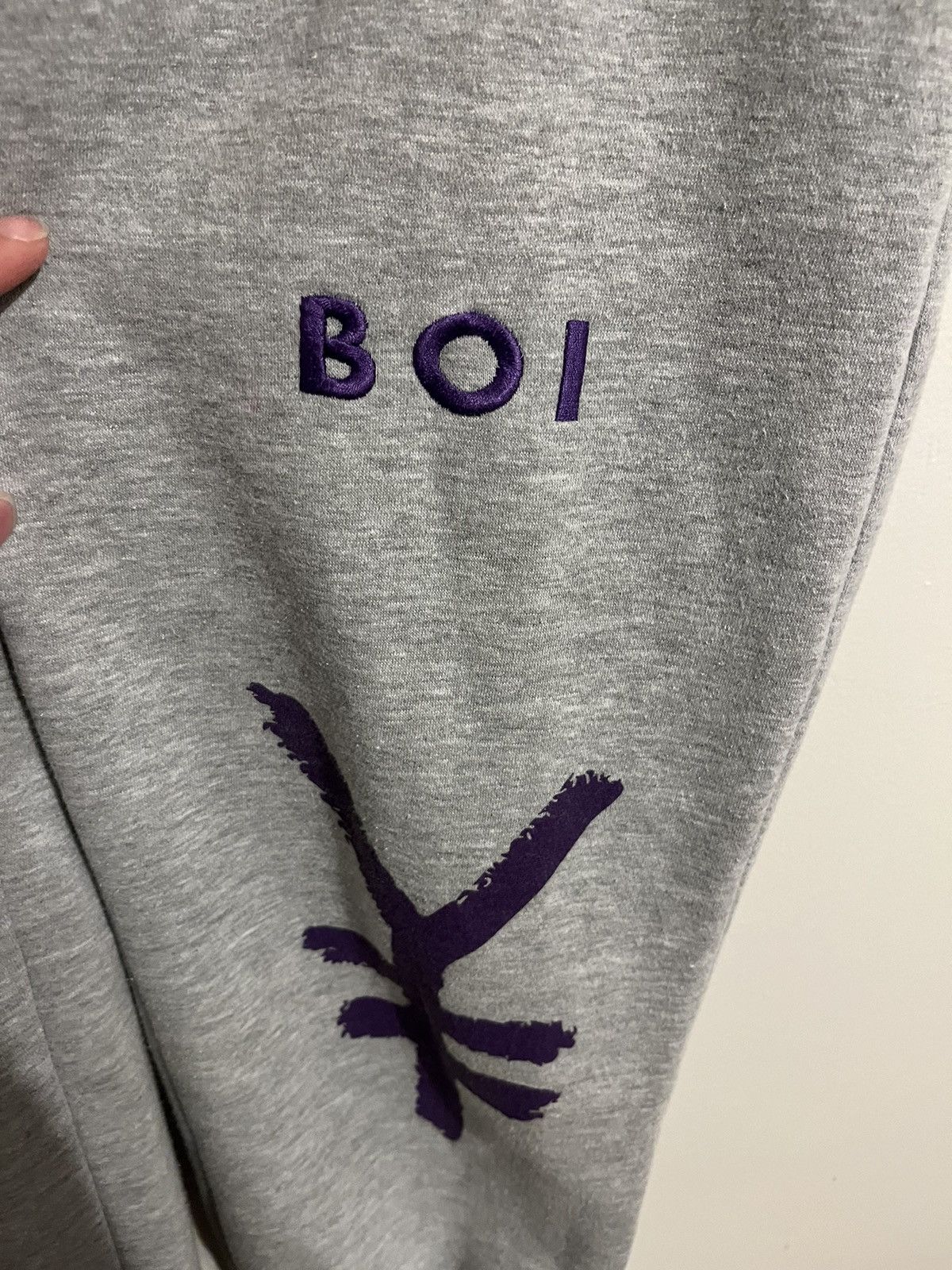 Drain Gang × Sad Boys Vintage2000s Yung Lean Bladee Sad Boiz Embroidered Sweatpant Size US 30 / EU 46 - 7 Thumbnail