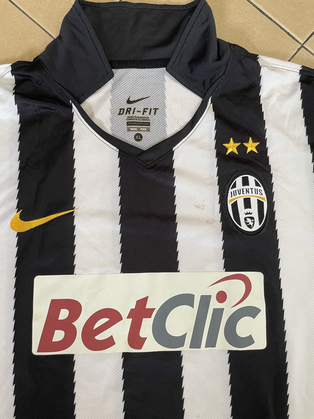 Nike 2011/12 JUVENTUS Vintage Nike LS Player Serie A Italy Pirlo Size US XL / EU 56 / 4 - 11 Thumbnail