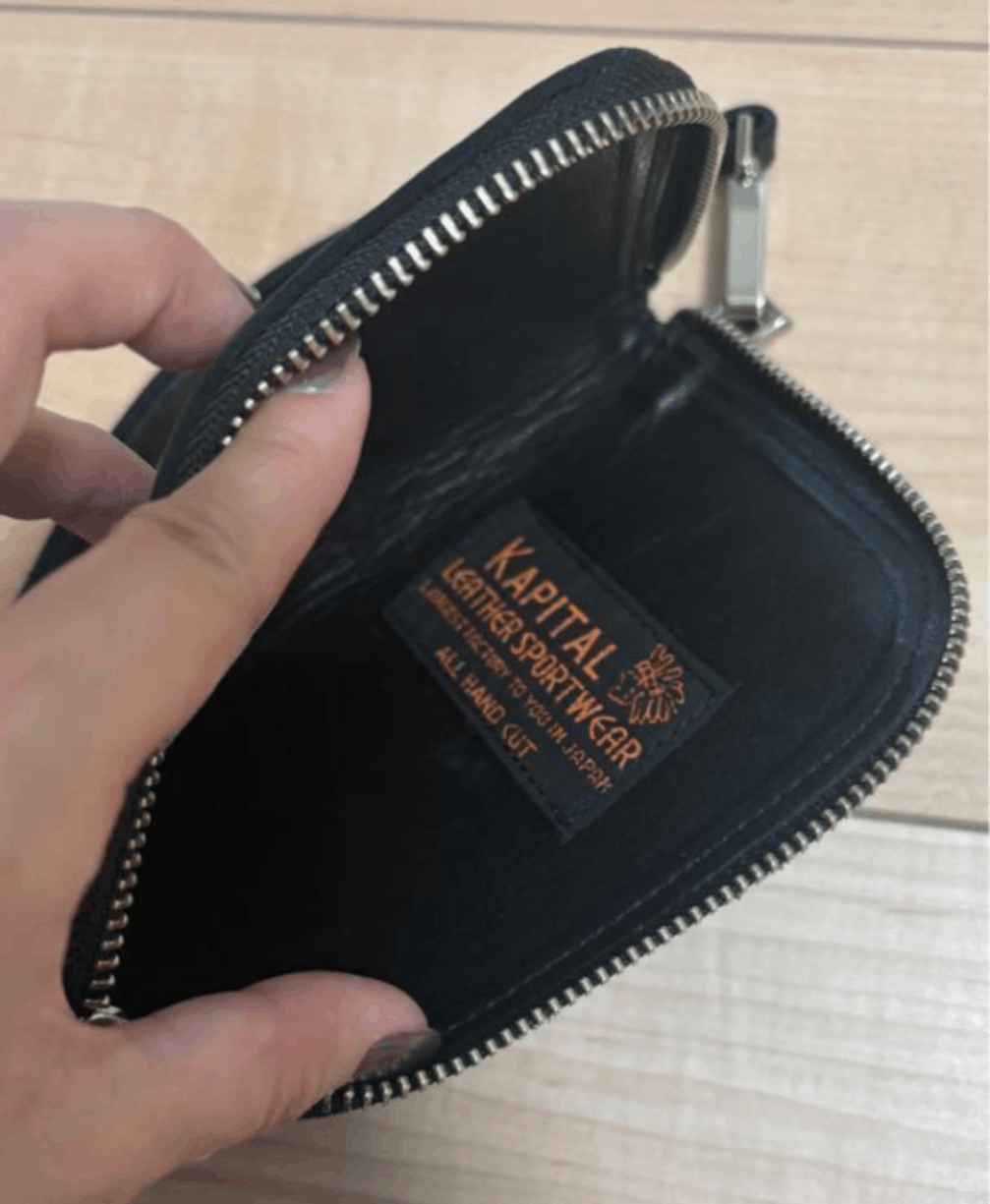 Kapital Kapital Leather THUMBS UP BONE HAND ZIP Neck BAG Size ONE SIZE - 13 Thumbnail