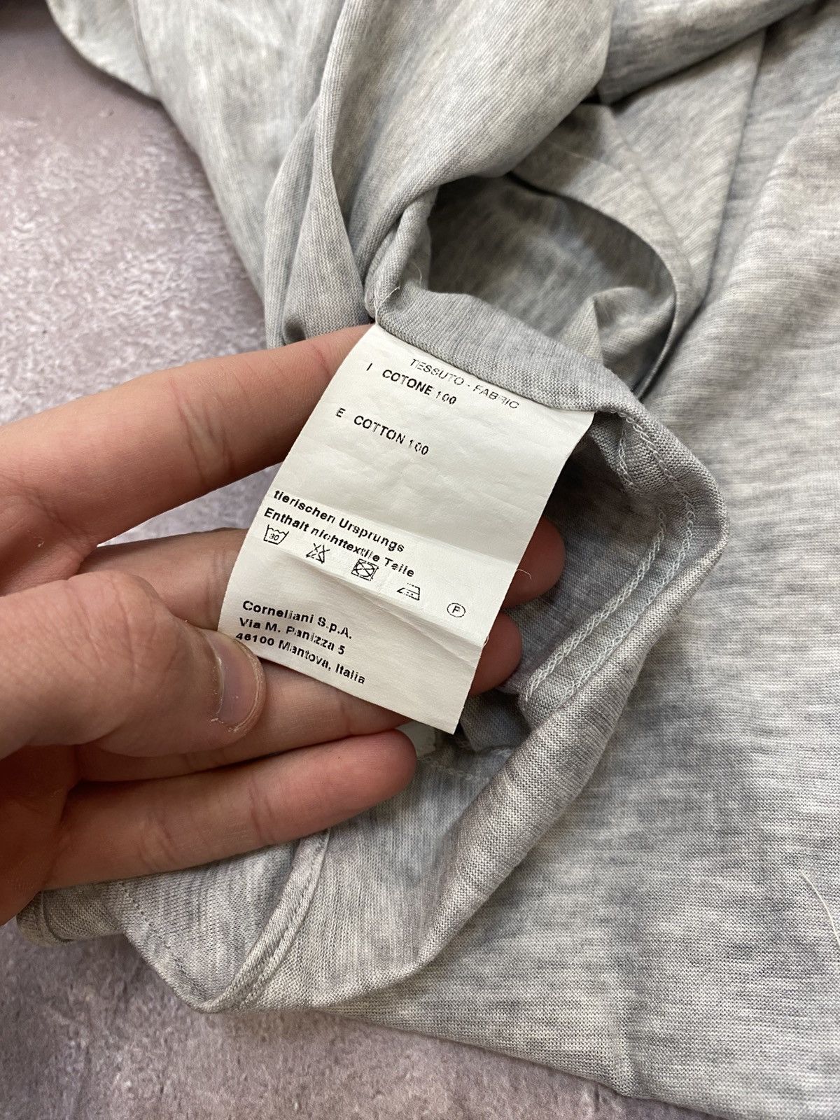 Corneliani Vintage Corneliani Cotton Plain Weekday Shirt Long Sleeve Size US M / EU 48-50 / 2 - 8 Thumbnail