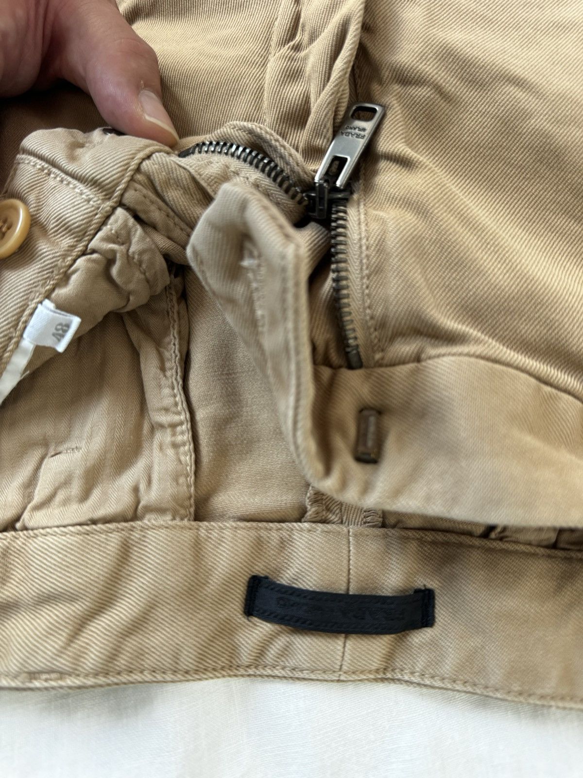 Prada Prada brown casual trousers Size US 32 / EU 48 - 1 Thumbnail
