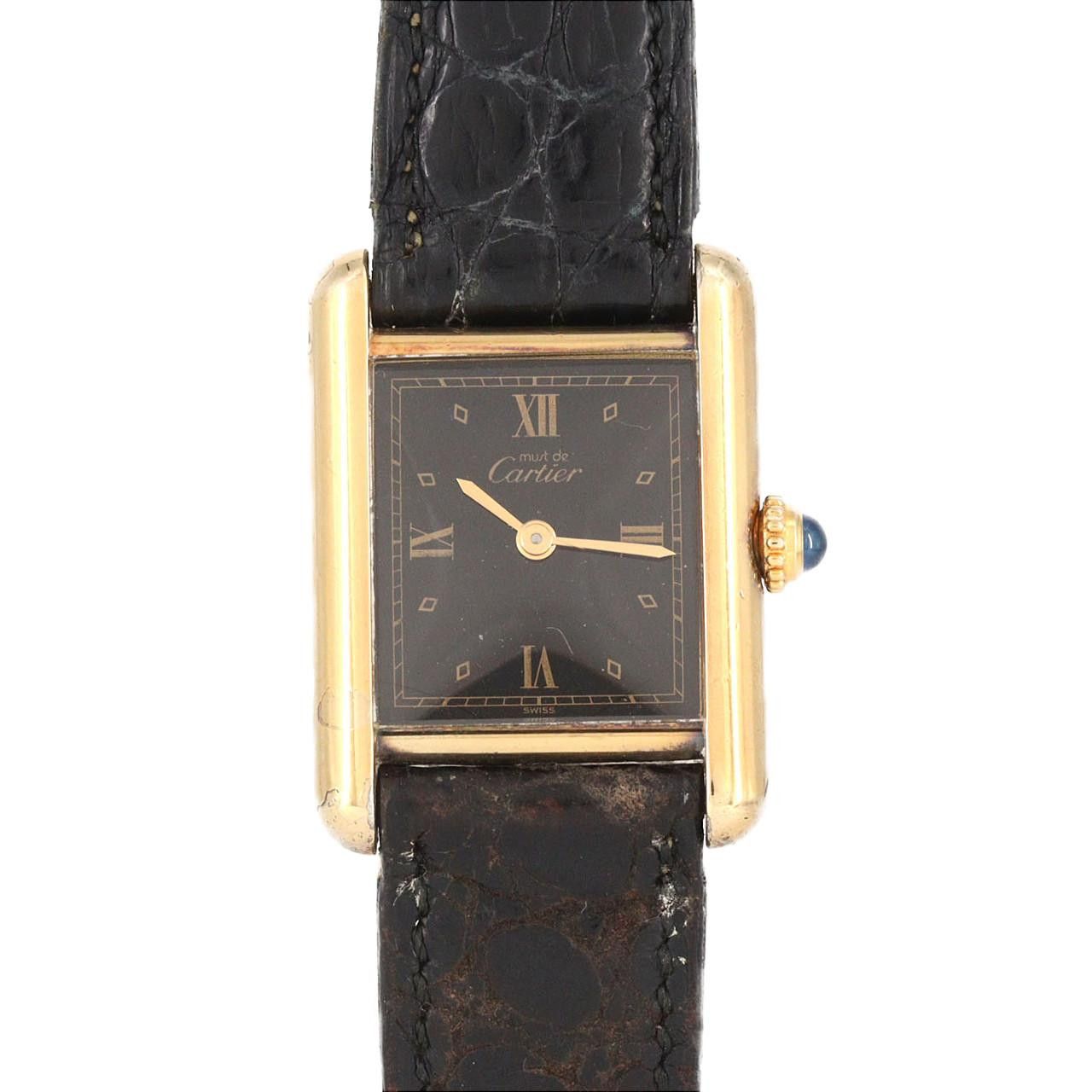 Cartier Cartier Cartier Must Tank Quartz Metal Quartz W1001354 DUTY FREE for USA Size ONE SIZE - 1 Thumbnail