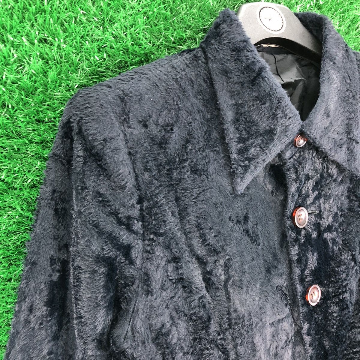 Japanese Brand Vintage 80's Faux Fur Women Jacket by His Miss Size XS / US 0-2 / IT 36-38 - 2 Thumbnail