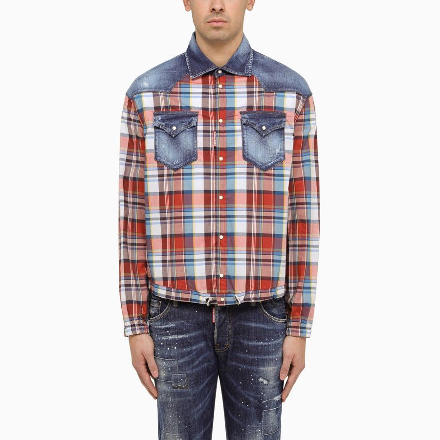 image of Dsquared2 O1D2Blof0324 Shirt In Multicolor, Men's (Size Medium)