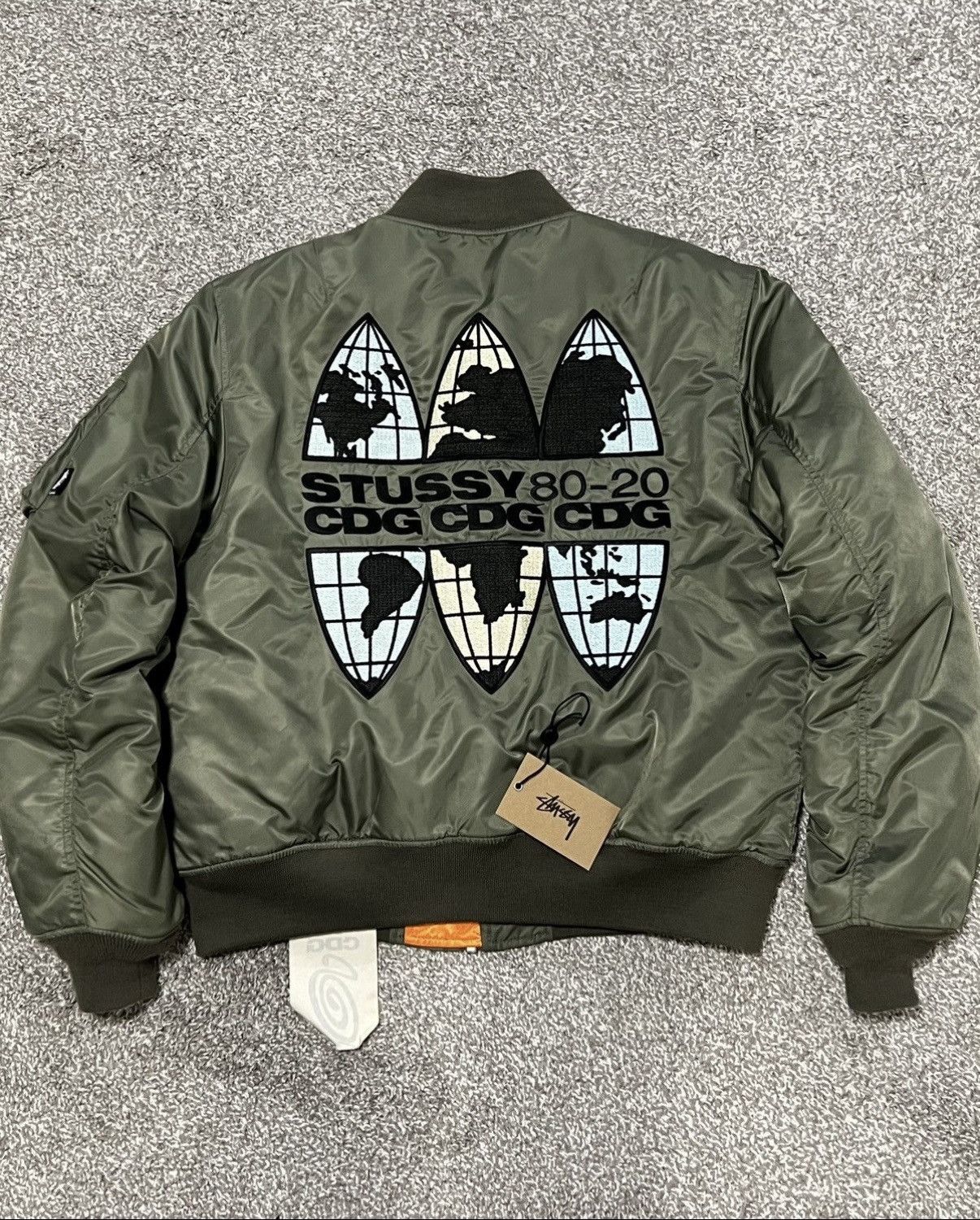 Stussy Cdg Jacket | Grailed