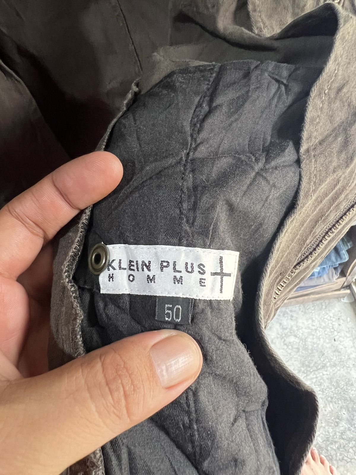 Michel Klein 🔥Klein Plus Homme Army Green Jacket Size US S / EU 44-46 / 1 - 14 Thumbnail