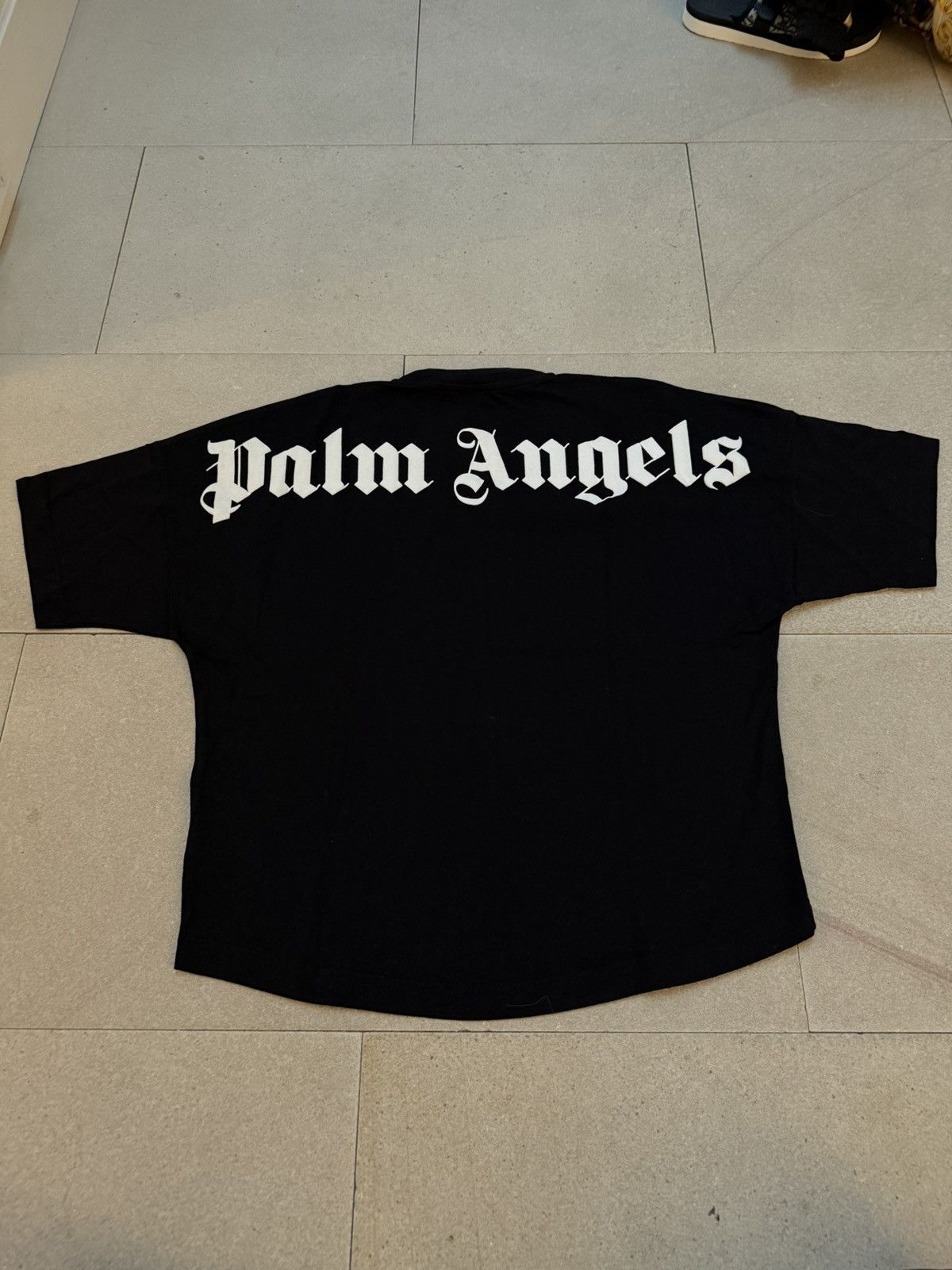 Palm Angels Palm Angels Black Logo T Shirt Size US L / EU 52-54 / 3 - 3 Thumbnail