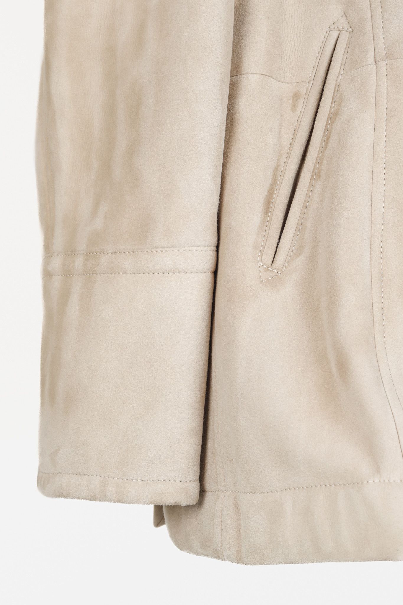 Brunello Cucinelli Brunello Cucinelli Beige Sharpa Sheepskin Fur Peacoat Size US M / EU 48-50 / 2 - 7 Thumbnail