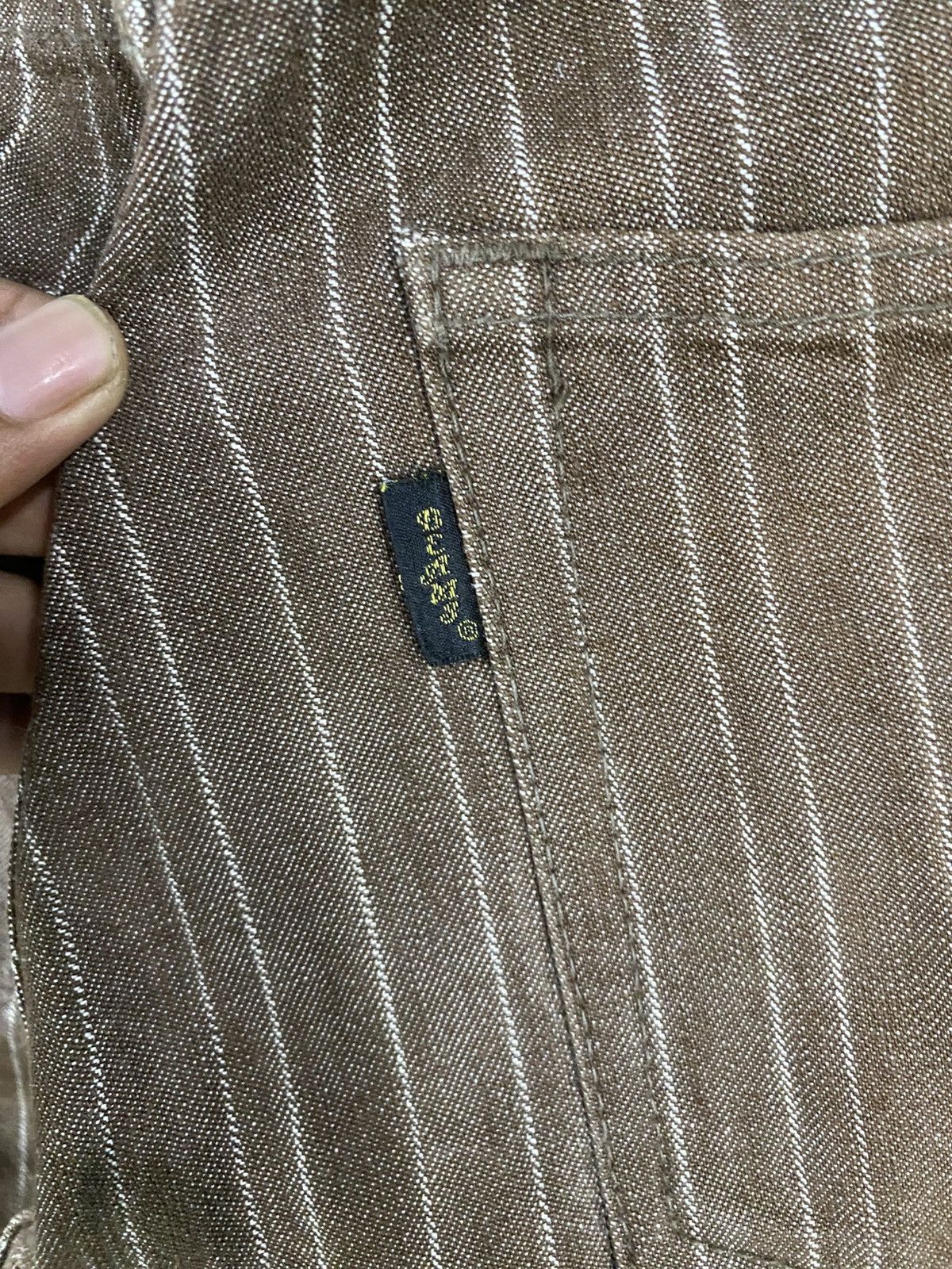 Beams Plus Vintage beams striped denim sun faded nice design Size US 30 / EU 46 - 7 Thumbnail