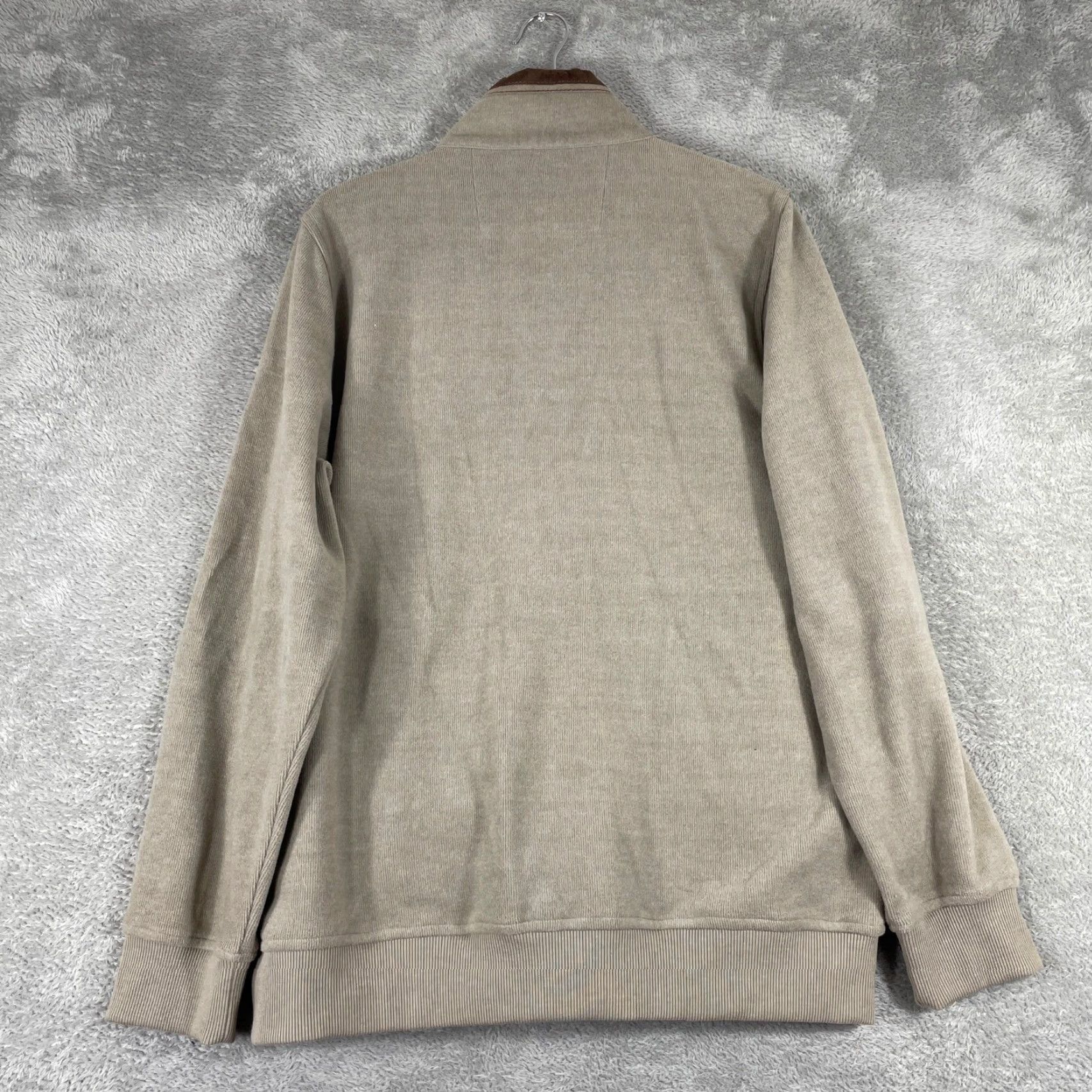 Luchiano Visconti Luchiano Visconti Sport Edition Jacket Mens L Tan Quilted Faux Suede Zip Up Size US L / EU 52-54 / 3 - 2 Thumbnail