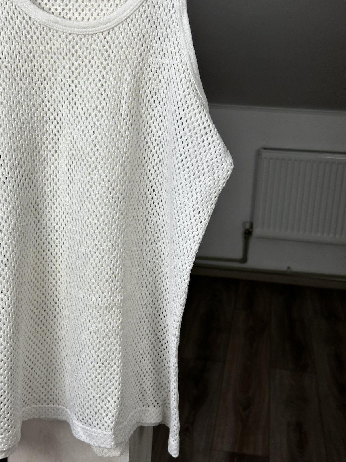 Other Vintage Tank Top Mesh Basic White 90s Size US M / EU 48-50 / 2 - 4 Thumbnail
