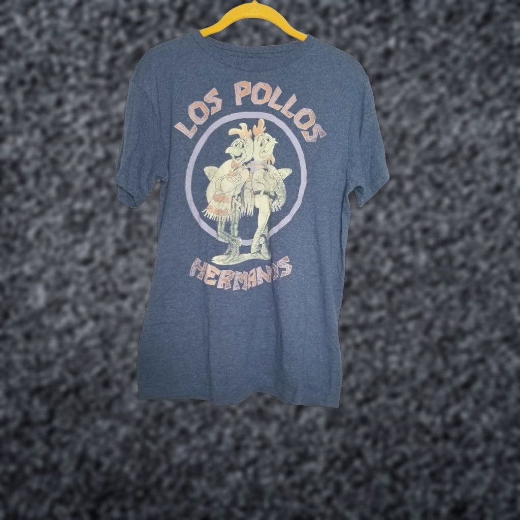 Vintage VINTAGE Mens M Breaking T Shirt Bad Gus Fring Los Pollos Hermanos Logo Tee Size US M / EU 48-50 / 2 - 1 Thumbnail