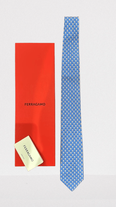 Salvatore Ferragamo o1s1rm1024 Size: OS / Silk Tie in Multicolor Size ONE SIZE - 1 Preview