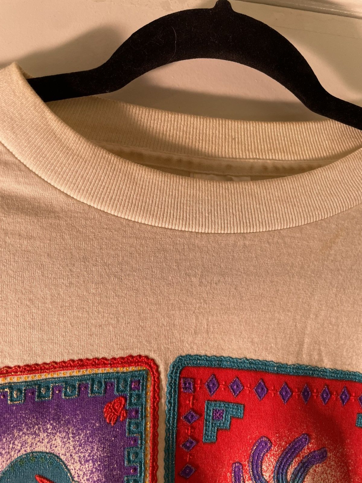 Vintage 90’s VTG Vintage New Mexico Art Mural Cultural Graphic Shirt Size US M / EU 48-50 / 2 - 7 Thumbnail