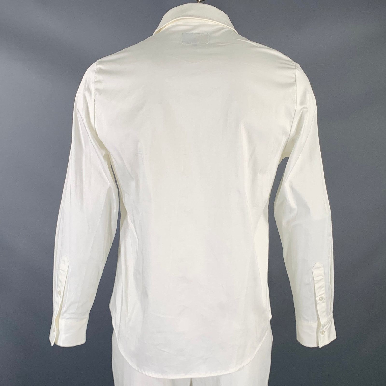 Other GLAMB x REZARD White Black Print Cotton Long Sleeve Shirt Size US L / EU 52-54 / 3 - 3 Thumbnail