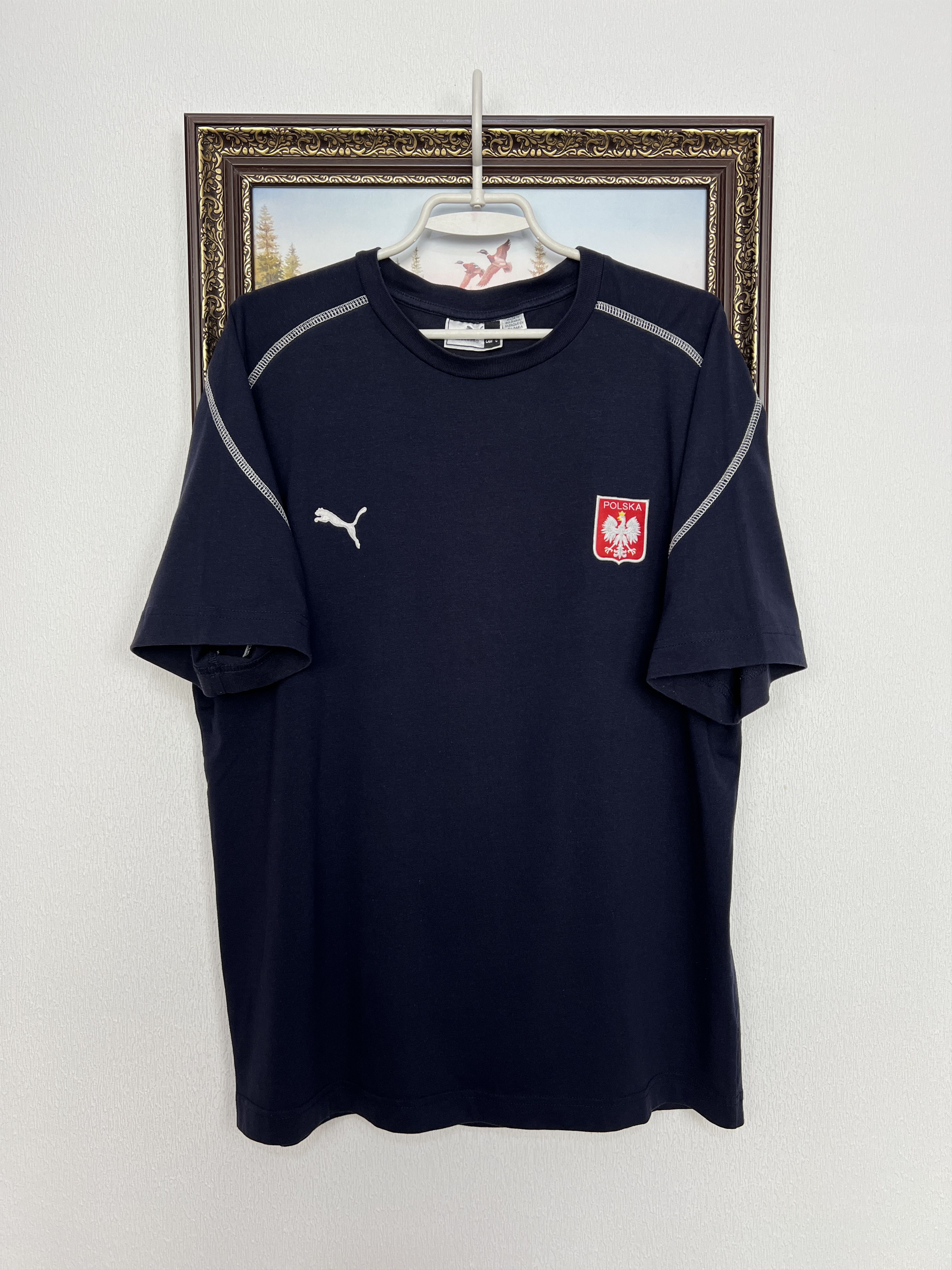 Puma Poland Football Train Shirt Soccer National Jersey Trikot Size US L / EU 52-54 / 3 - 1 Thumbnail