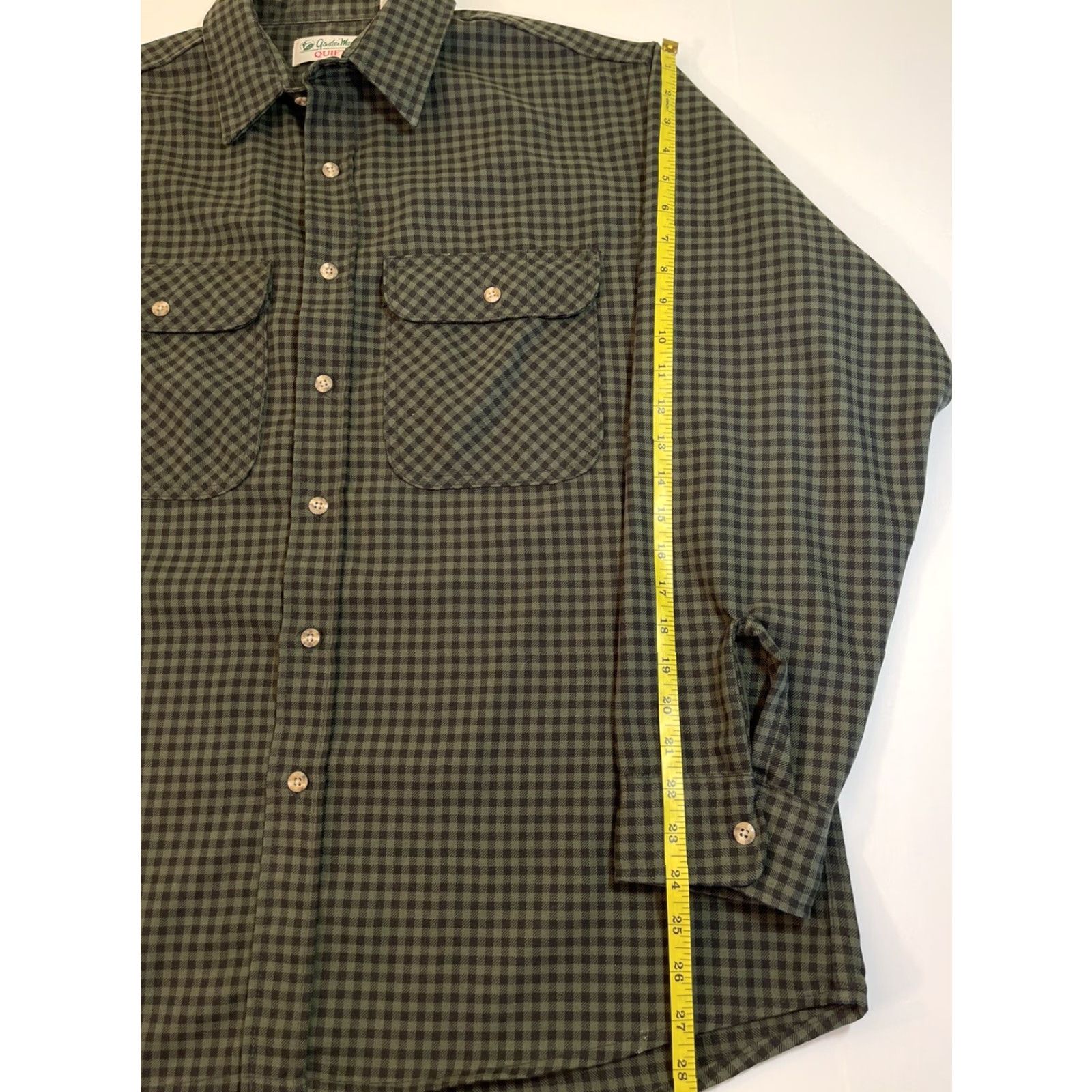 Vintage VINTAGE Gander Mountain Shirt Button-Up Mens XL Plaid Crew Collared Outdoor Hunting Green Blue 80s 90s USA Size US XL / EU 56 / 4 - 7 Thumbnail