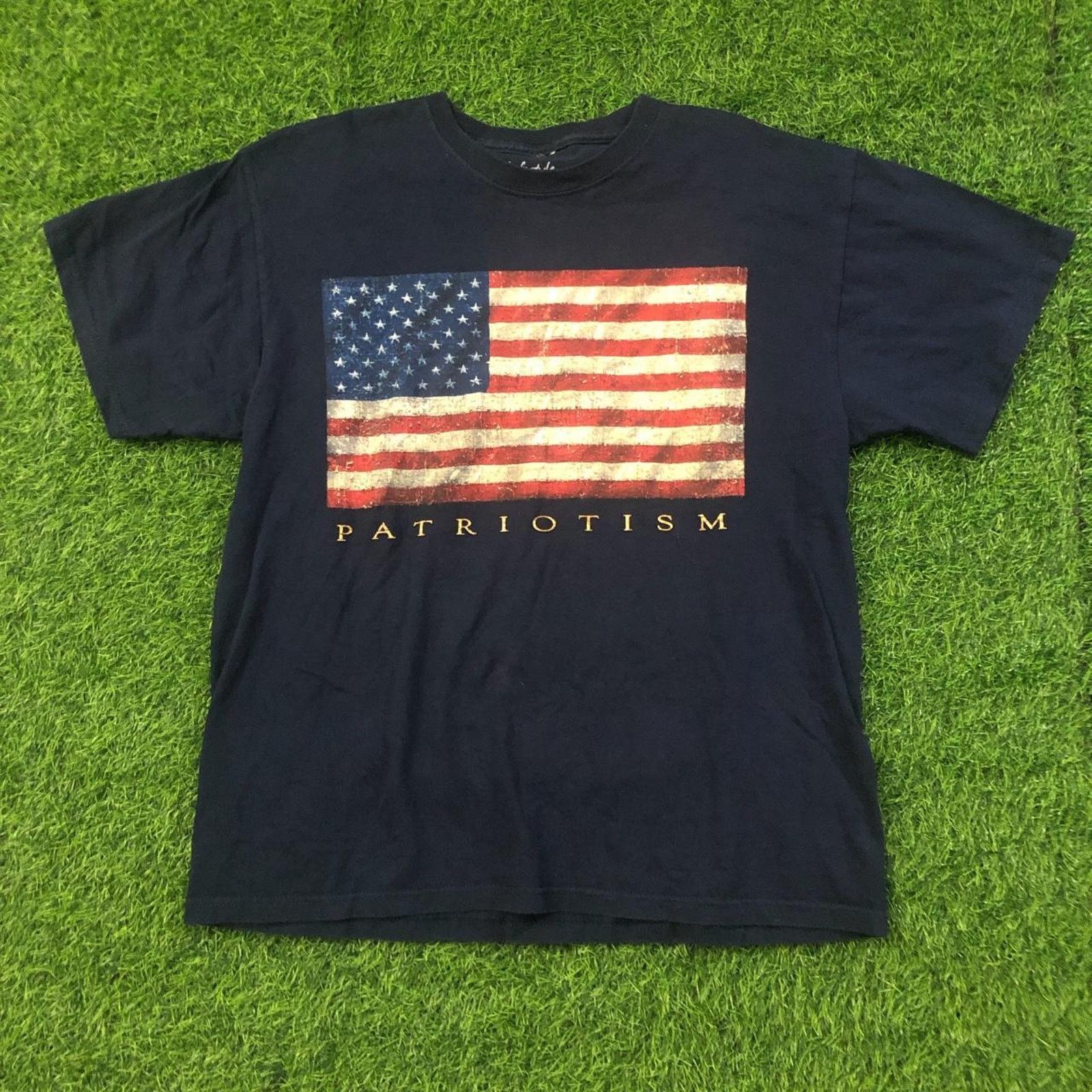 Other Men’s Navy American Flag ‘Patriotism’ Graphic Tee Size US L / EU 52-54 / 3 - 1 Thumbnail