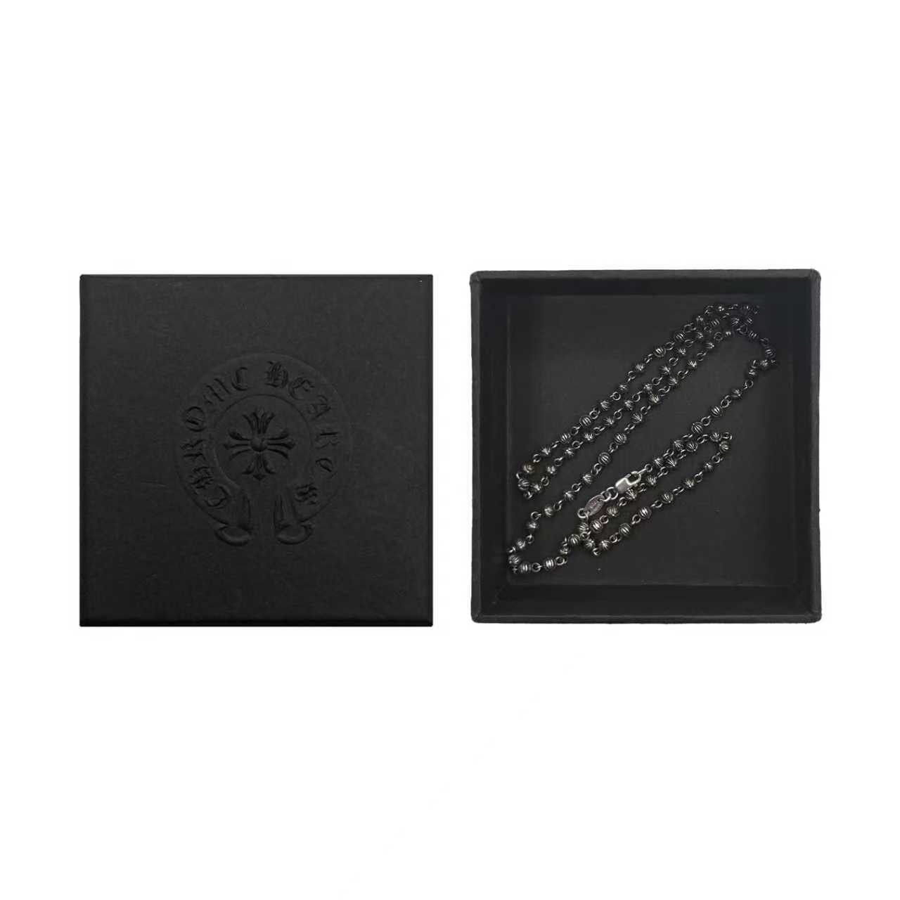 Chrome Hearts Chrome Hearts Silver Cross Ball Bead Chain Necklace Size ONE SIZE - 4 Thumbnail