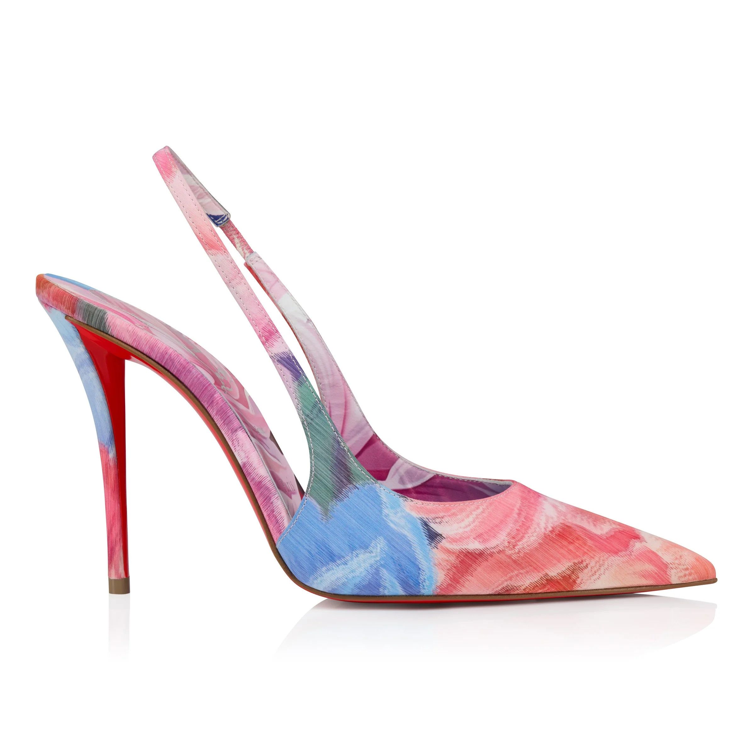 Christian Louboutin os11x0526 Miss Z Slingback in Multicolor Size US 9 / IT 39 - 1 Thumbnail