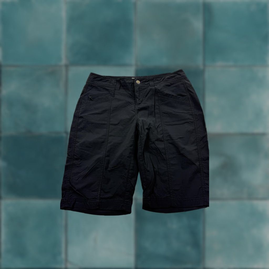 Royal Robbins Royal Robbins Shorts Womens 4 Black Nylon Spandex Hiking Outdoor Zip Pocket Bermuda Regular 9 in Inseam Gray Women Activewear Travel Casual Size 27" / US 4 / IT 40 - 1 Thumbnail