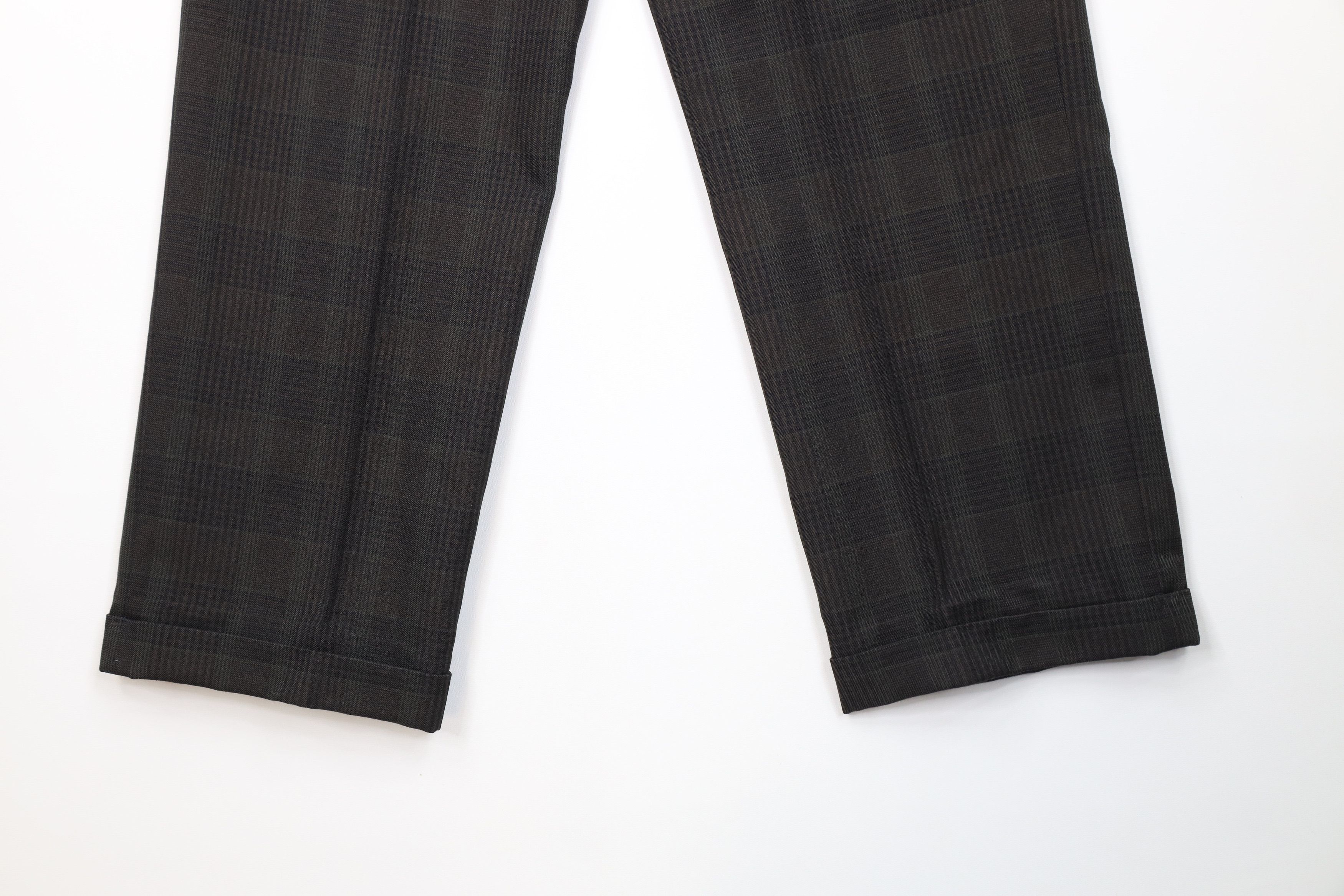 Vintage Vintage 90s Streetwear Wool Wide Leg Chino Pants Plaid Size US 34 / EU 50 - 11 Thumbnail