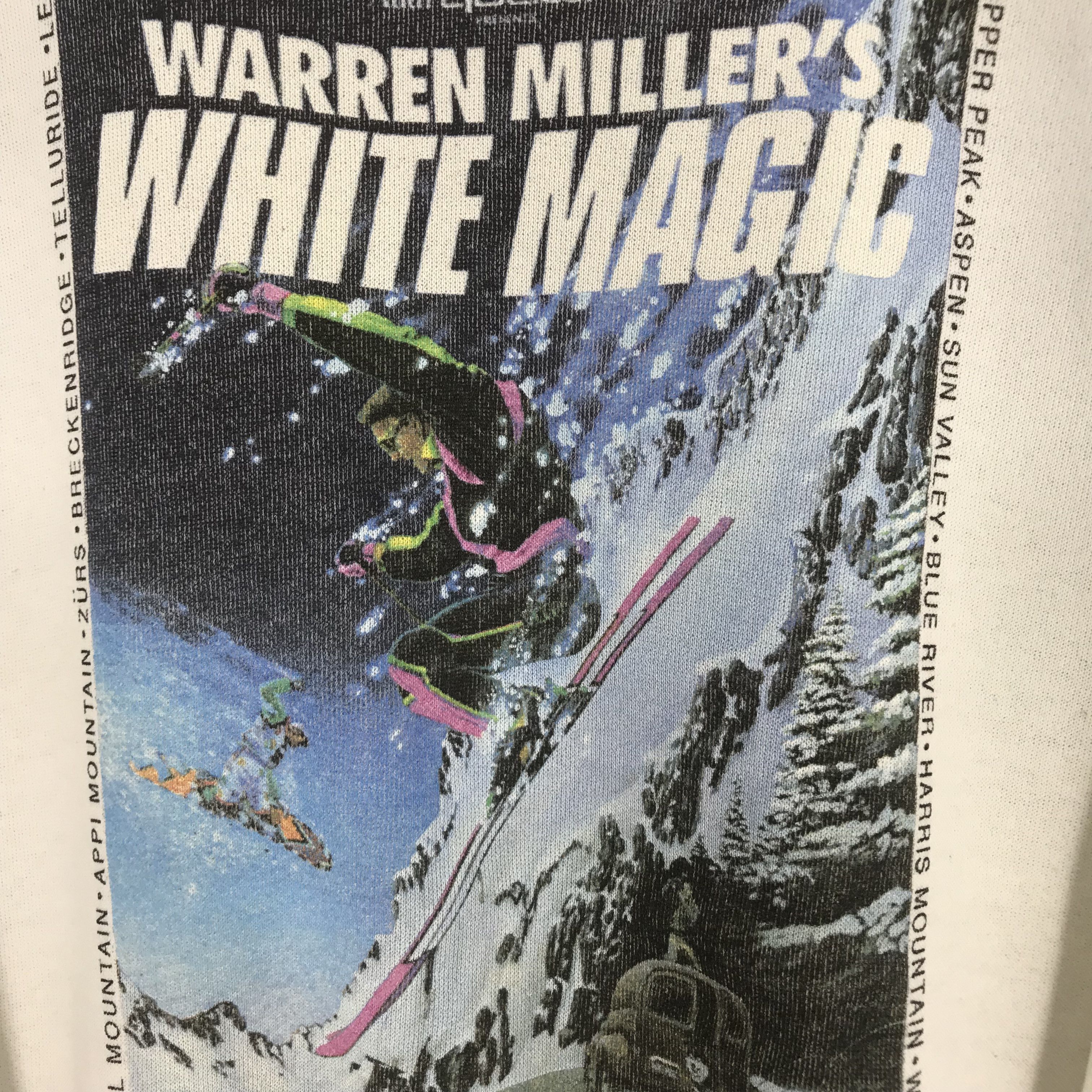 Vintage Vintage 90's White Magic Snow Mountain Sweatshirt - 362 Size US XL / EU 56 / 4 - 5 Thumbnail