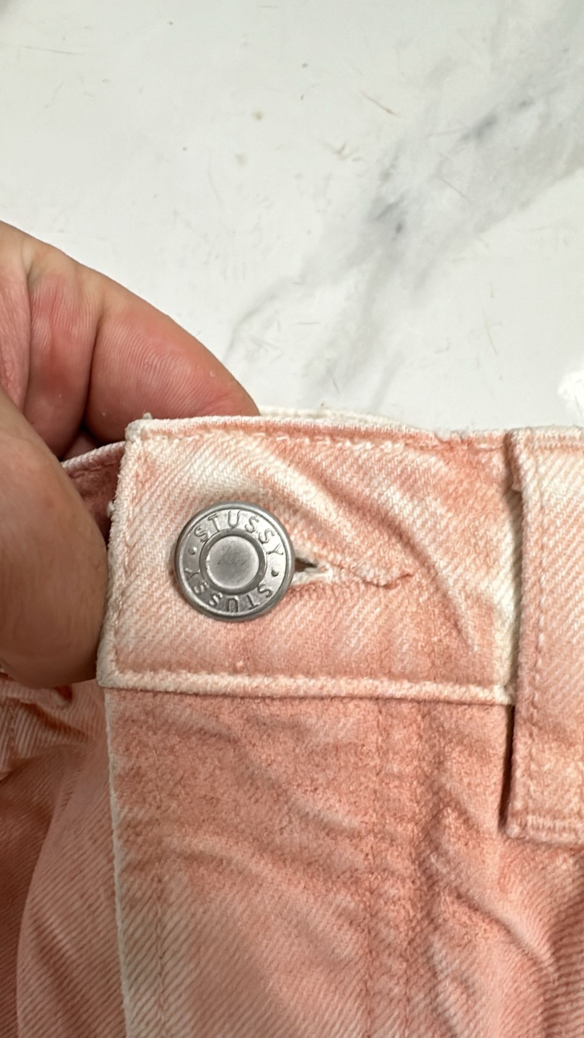 Stussy Stussy Spray Dye Big OL' Jeans "Faded Pink" Size 28 Size US 28 / EU 44 - 5 Thumbnail