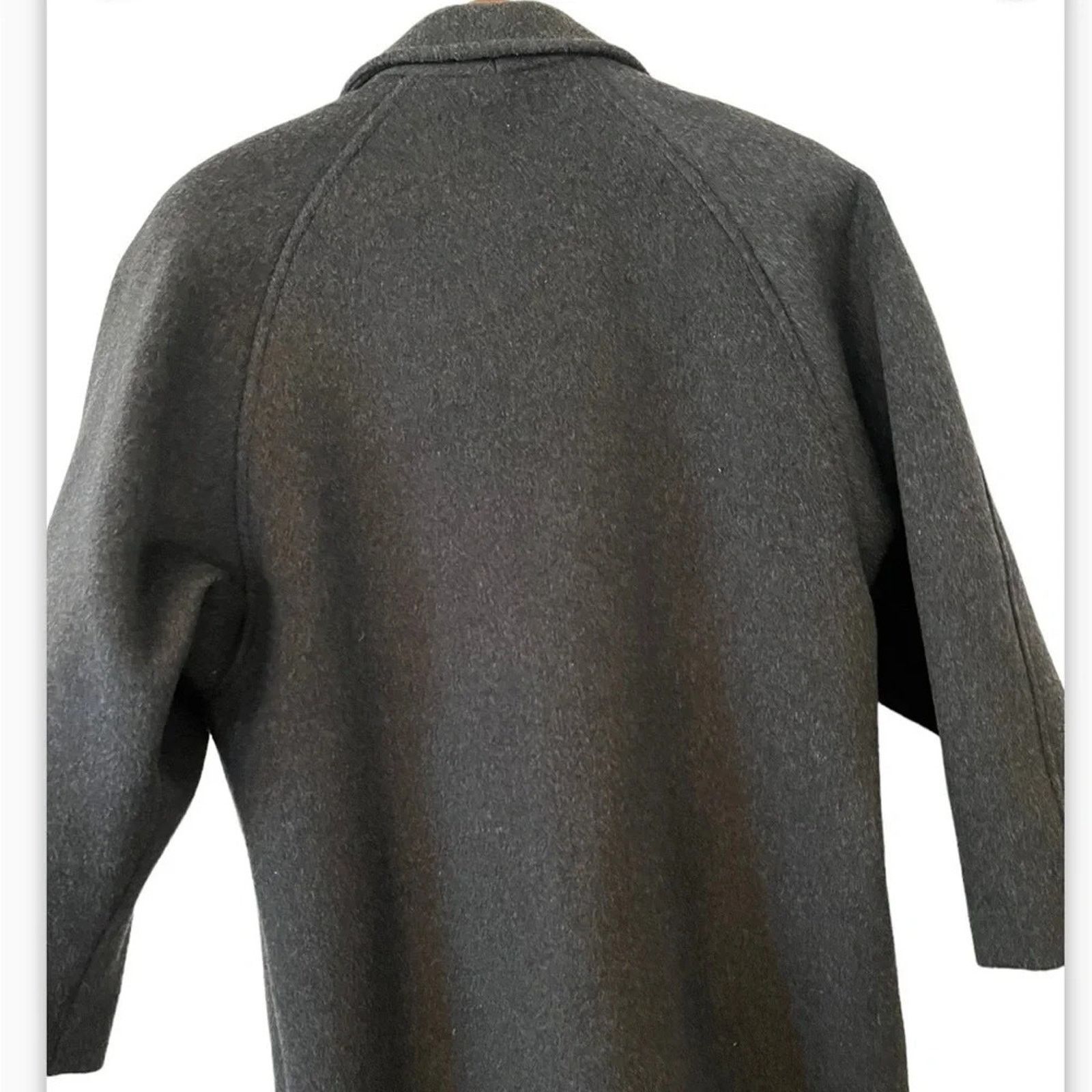 The Unbranded Brand Braeburn 100% wool lined double breasted overcoat, size11/12 Size M / US 6-8 / IT 42-44 - 2 Thumbnail