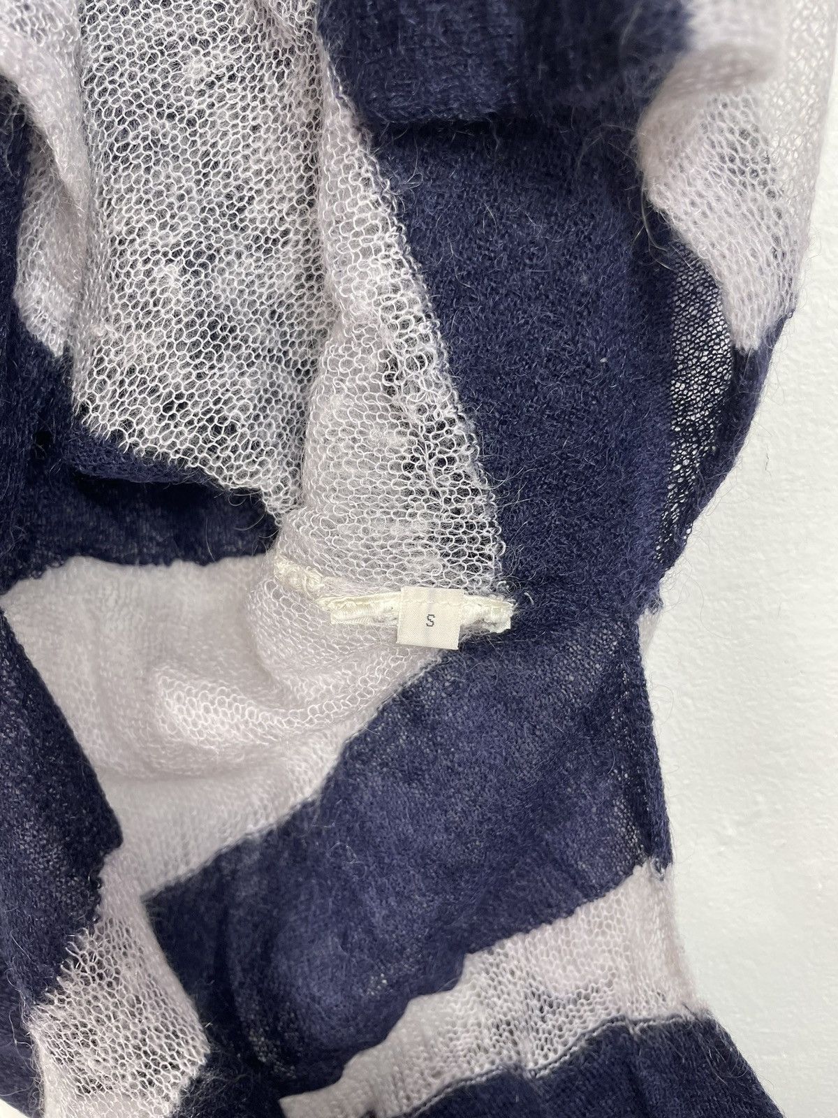 Acne Studios *GRAIL* Acne Studios Octave mohair kid blue stripped sweater Size US M / EU 48-50 / 2 - 4 Thumbnail