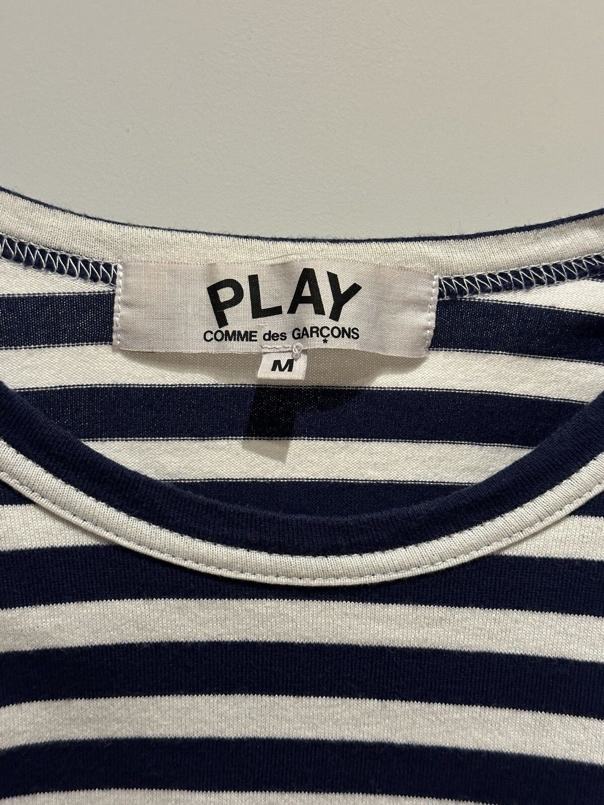 Comme des Garcons PLAY Play Comme Des Garçons Shirt Long sleeve Top Striped Hearts Size M / US 6-8 / IT 42-44 - 9 Thumbnail