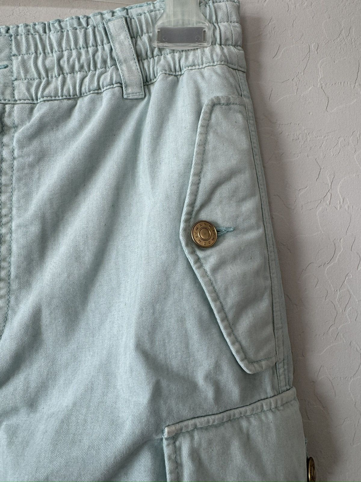 Marni $1250 Marni Garment Dyed Cotton Cargo Pants Size US 32 / EU 48 - 5 Thumbnail