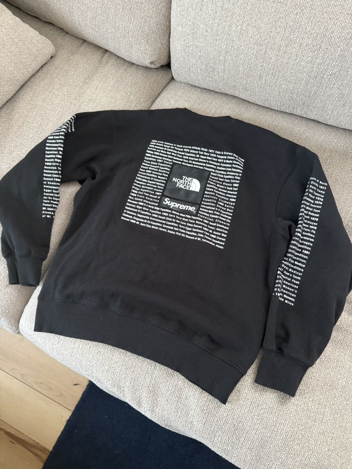 Supreme × The North Face TNF Crewneck Size US S / EU 44-46 / 1 - 2 Thumbnail