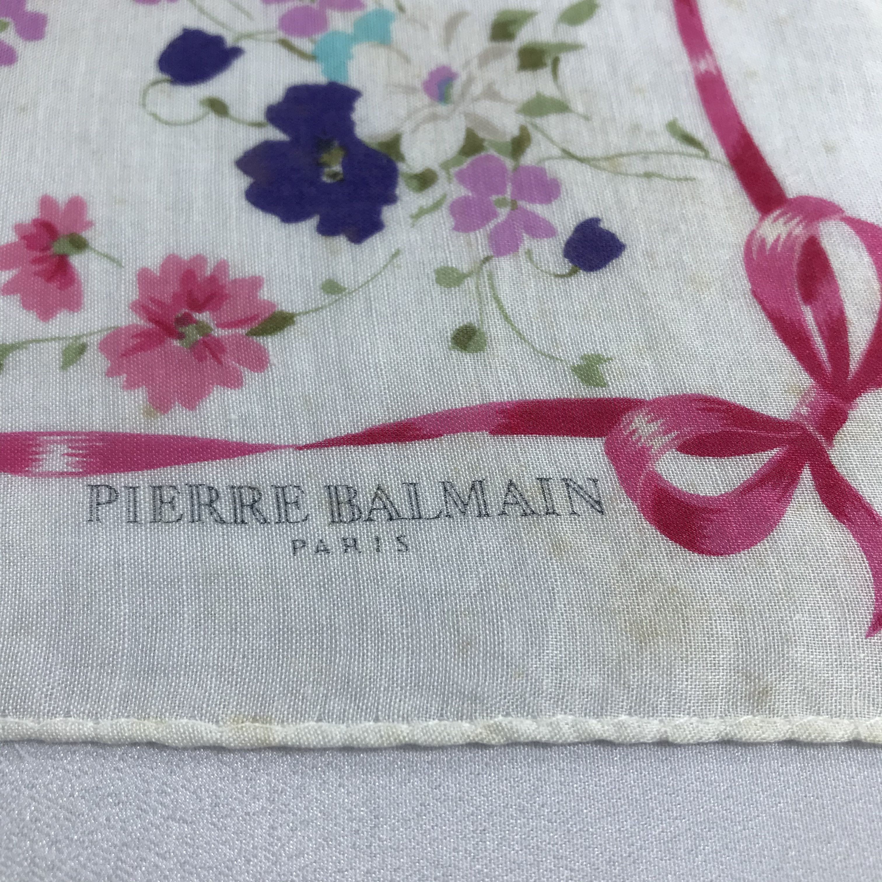 Pierre Balmain Pierre Balmain Handkerchief Neckerchief Bandana H1062 Size ONE SIZE - 3 Thumbnail