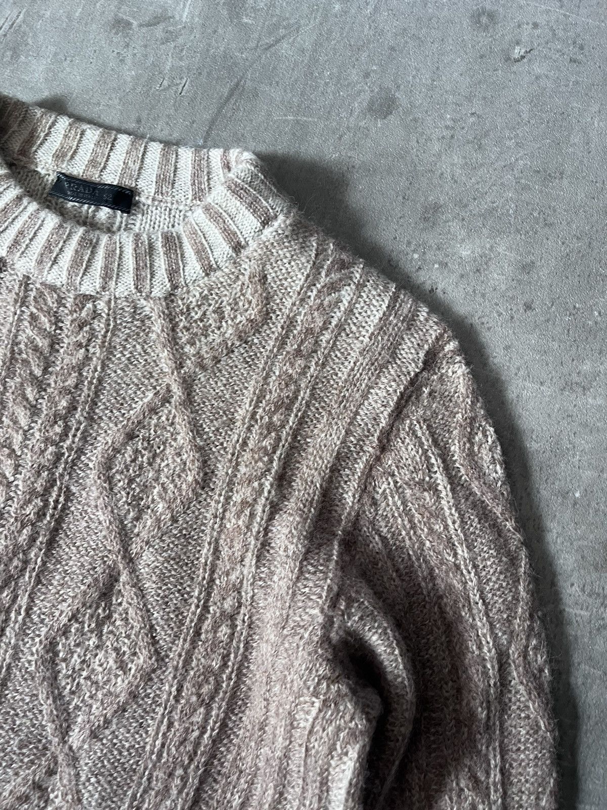 Prada Prada Vintage brown wool alpaca long sweater Size US L / EU 52-54 / 3 - 5 Thumbnail