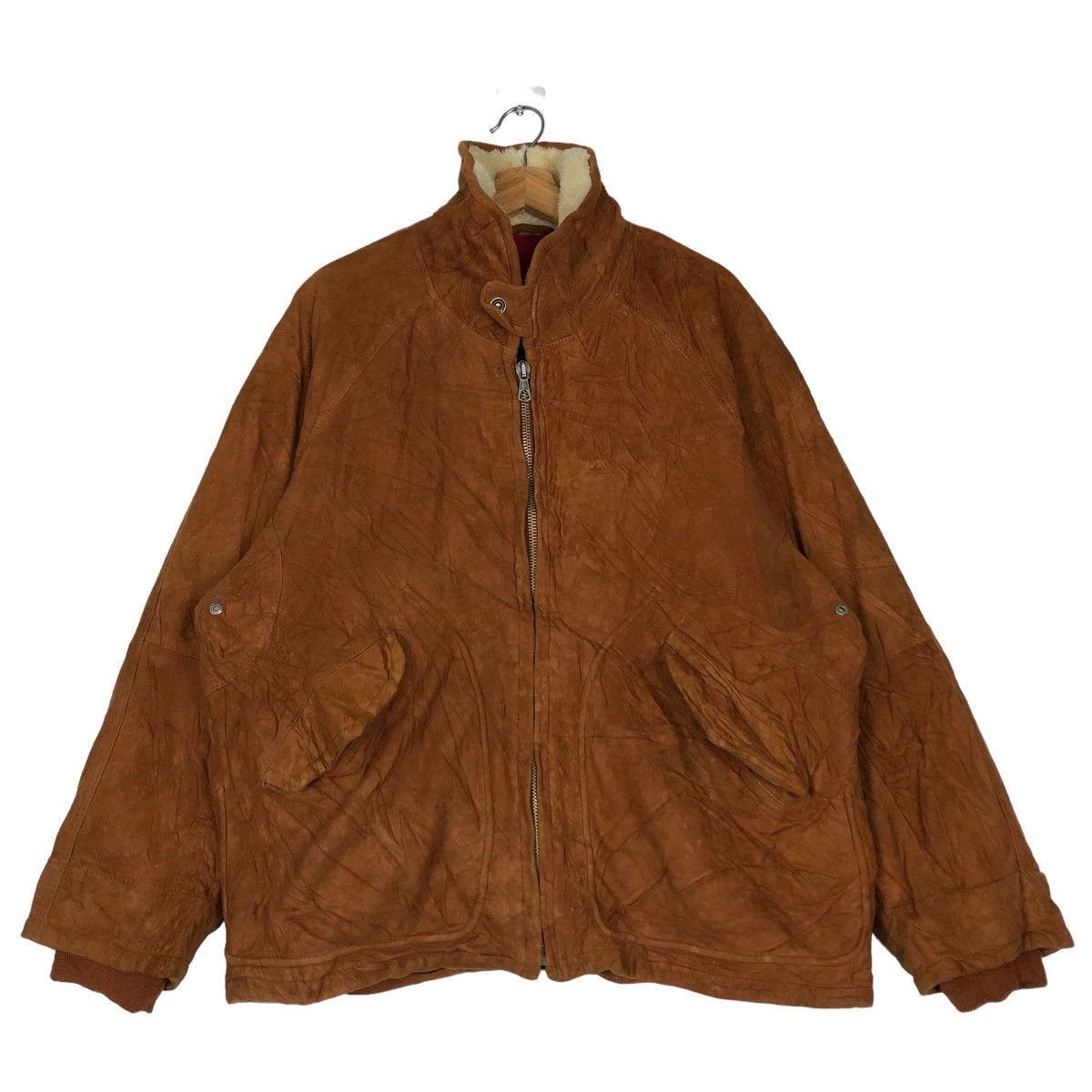 Japanese Brand 🔥Vera Pelle Real Leather Biker Jacket Harry & Moore Italy Size US M / EU 48-50 / 2 - 1 Thumbnail