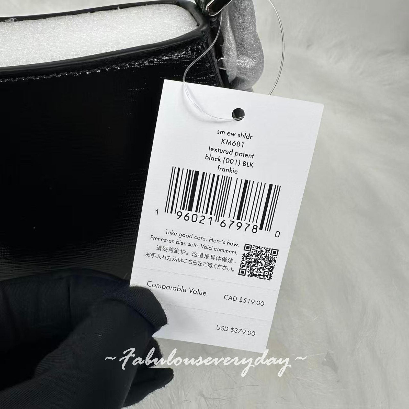 Kate Spade Kate Spade Frankie Patent Leather Small Shoulder Bag Black Size ONE SIZE - 5 Thumbnail