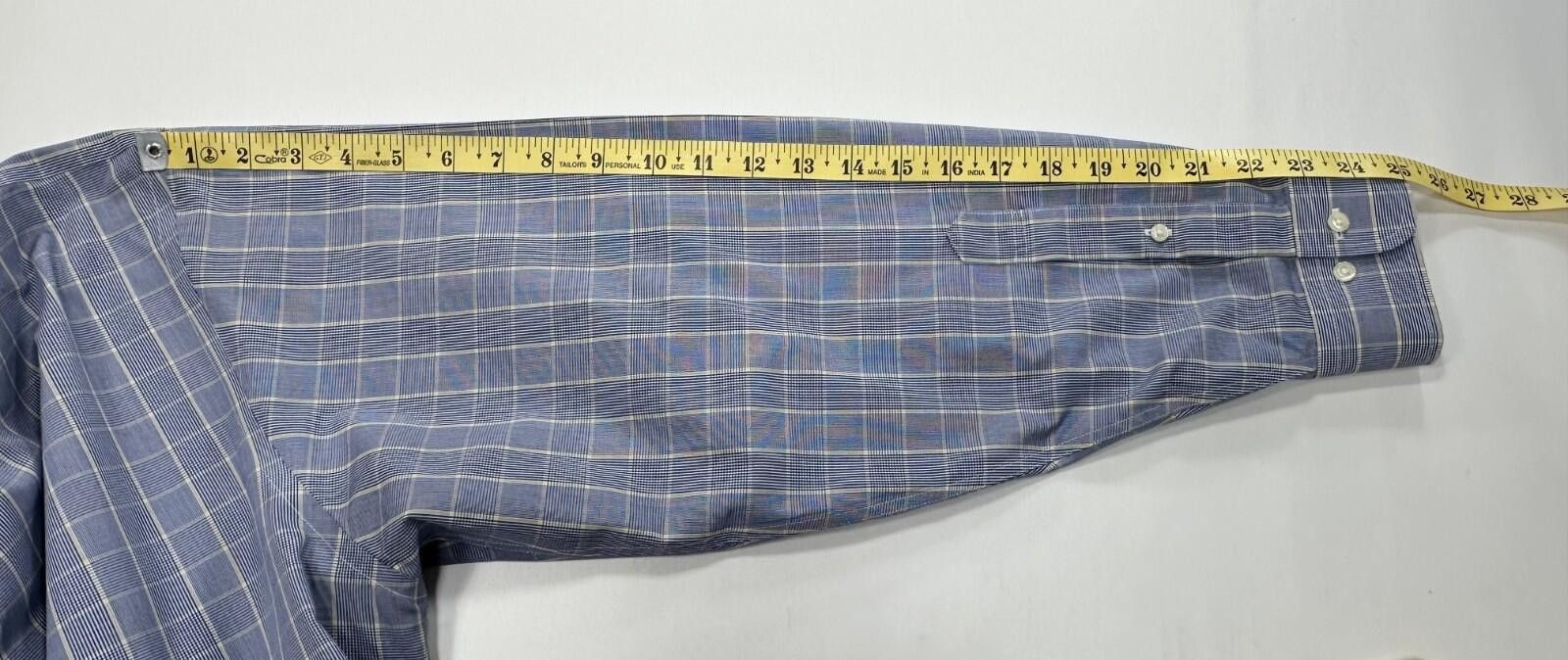 Brooks Brothers Brooks Brothers Non-Iron Cotton Oxford Button Up Blue Men XL Size US XL / EU 56 / 4 - 6 Thumbnail