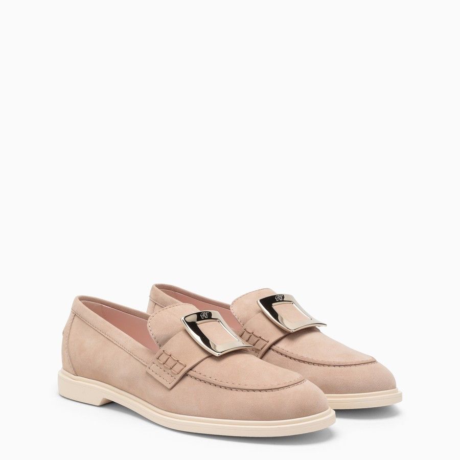 image of Roger Vivier O1D2Blof0124 Loafer In Pink, Women's (Size 7)