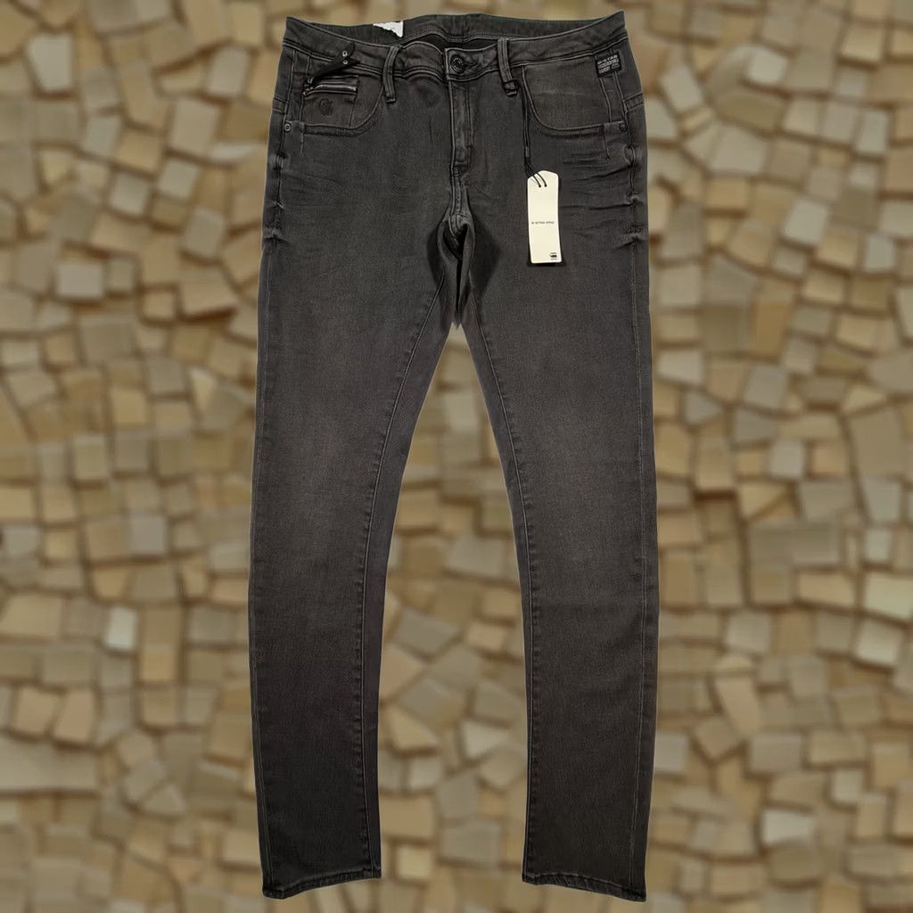 G-Star G-Star Slim Jeans Womens Grey W32 L32 Stretch Denim 5-Pocket Logo New with Tags Size 24" / US 00 / IT 34 - 1 Thumbnail