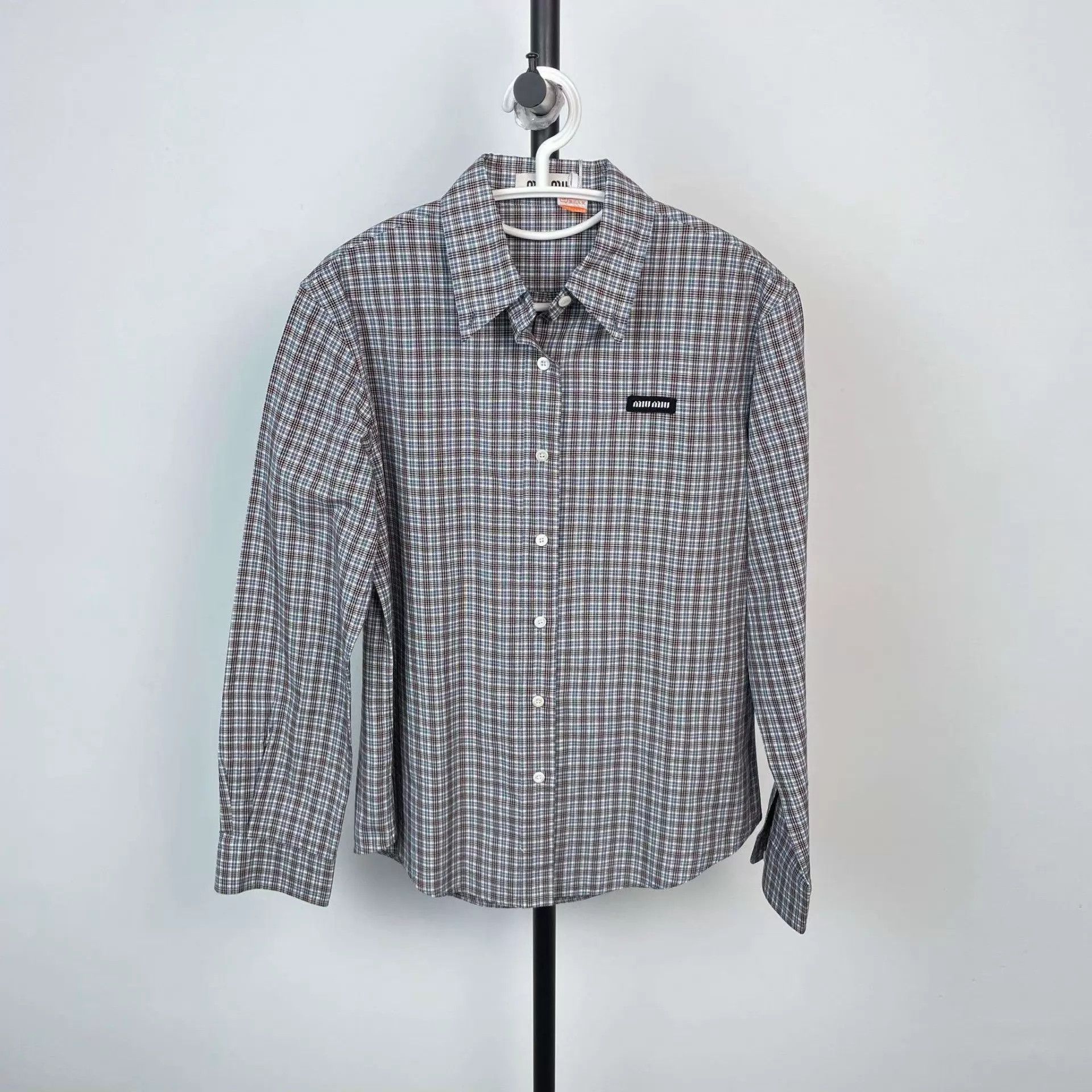 Miu Miu Miu Miu cotton striped shirt 42 Size M / US 6-8 / IT 42-44 - 1 Thumbnail
