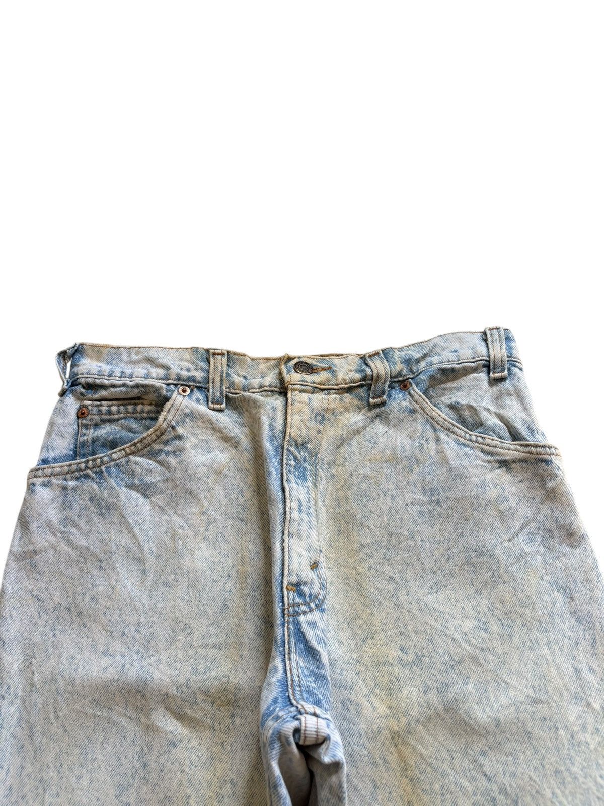Levi's Vintage 90s Levis 661 Orange Tab Bleached Jeans Size US 32 / EU 48 - 4 Thumbnail