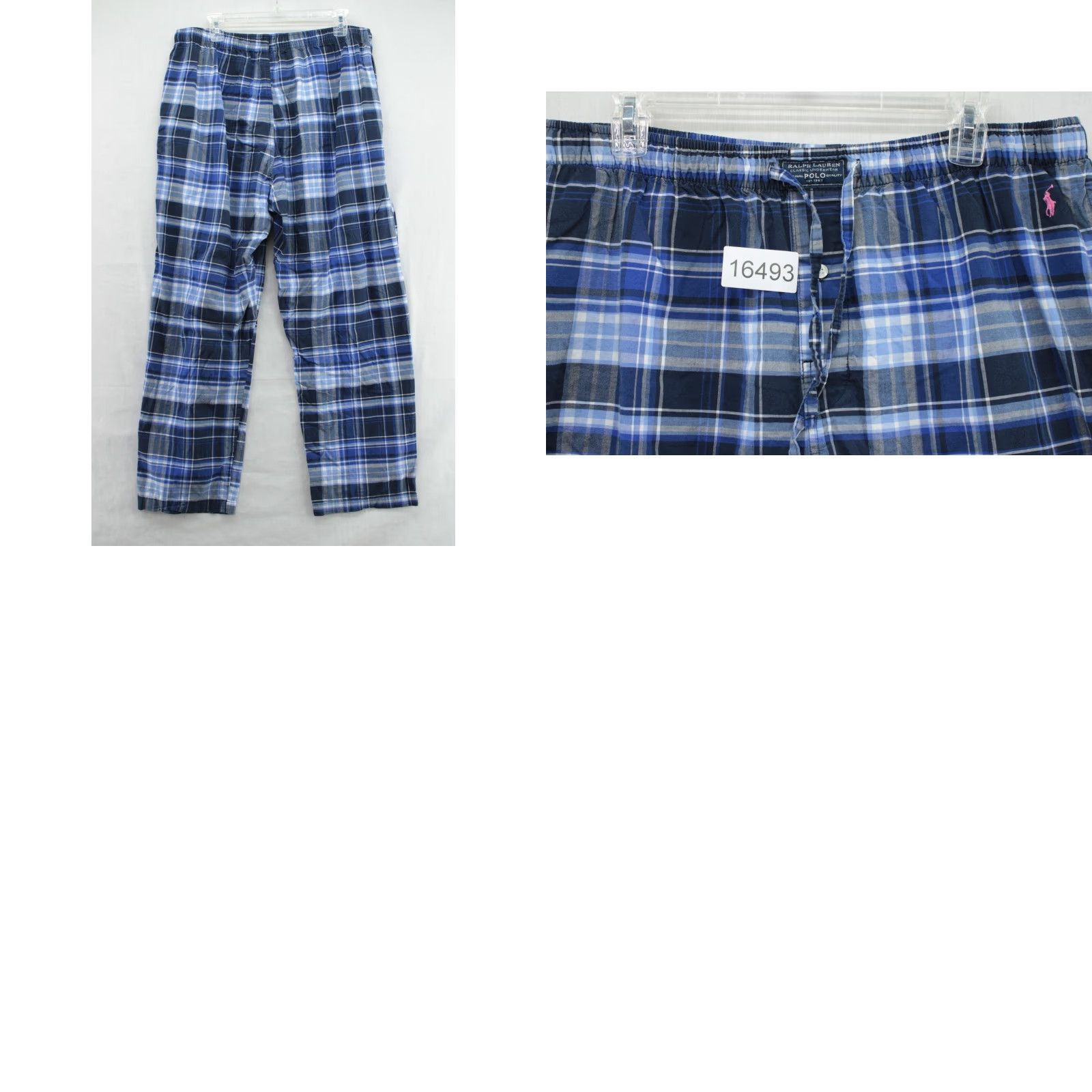 Polo Ralph Lauren Polo Ralph Lauren Pajama Pants Men's XL Logo Lounge comfortable Drawstring Plaid Size US XL / EU 56 / 4 - 8 Thumbnail