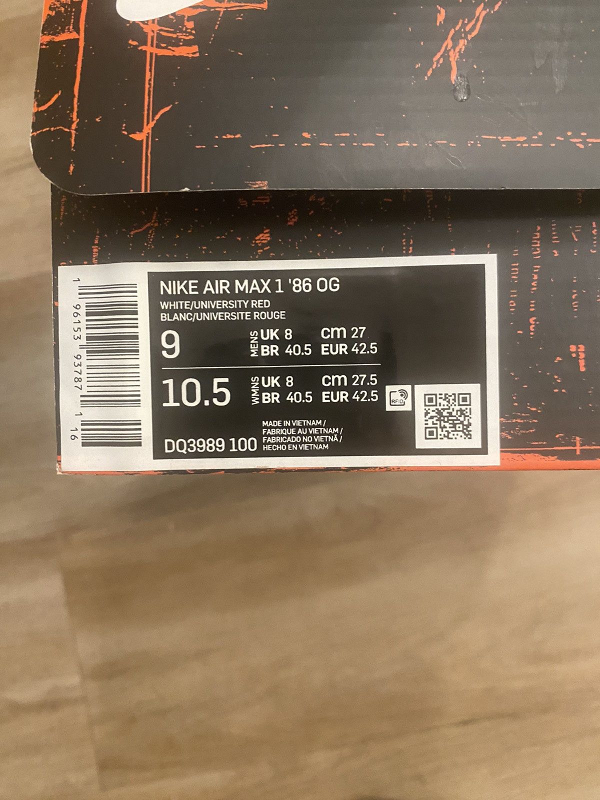 Nike Nike Air Max 1 ‘86 OG “Big Bubble Sport Red” Size US 9 / EU 42 - 15 Thumbnail