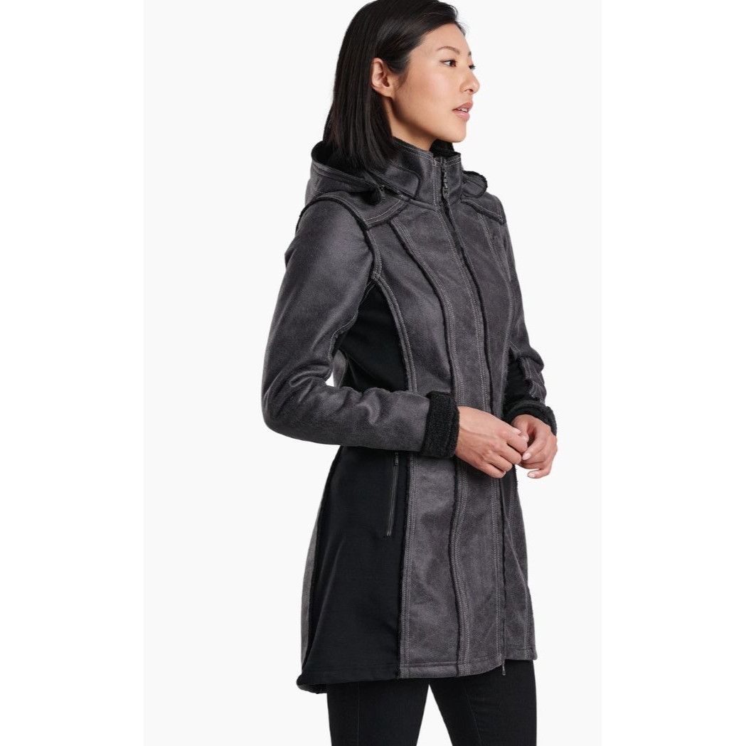 Kuhl NWT KUHL Women's XS Dani Sherpa Trench Jacket MSRP$349 Black Size XS / US 0-2 / IT 36-38 - 4 Thumbnail